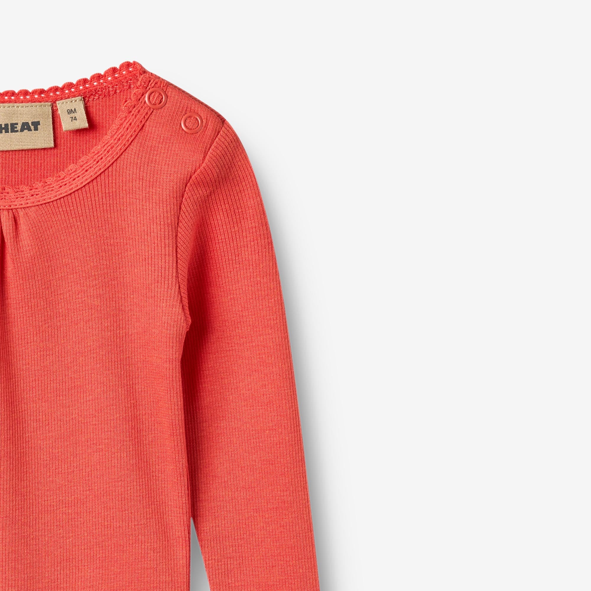 Rib Body L/S Lotta - candy red - Image 5
