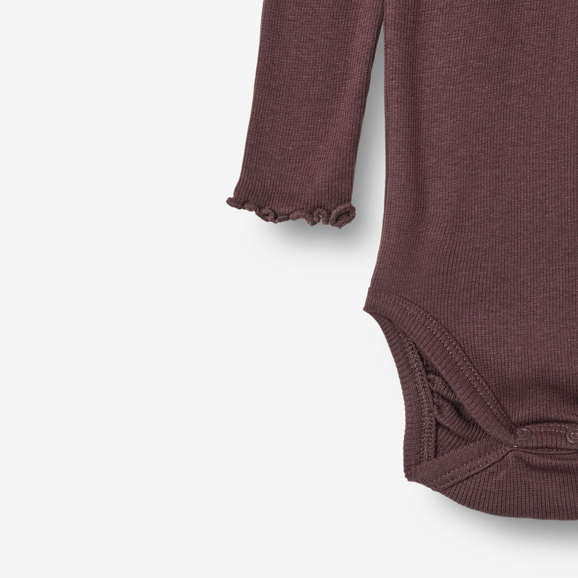 Rib Body L/S Lotta - fudge - Image 7