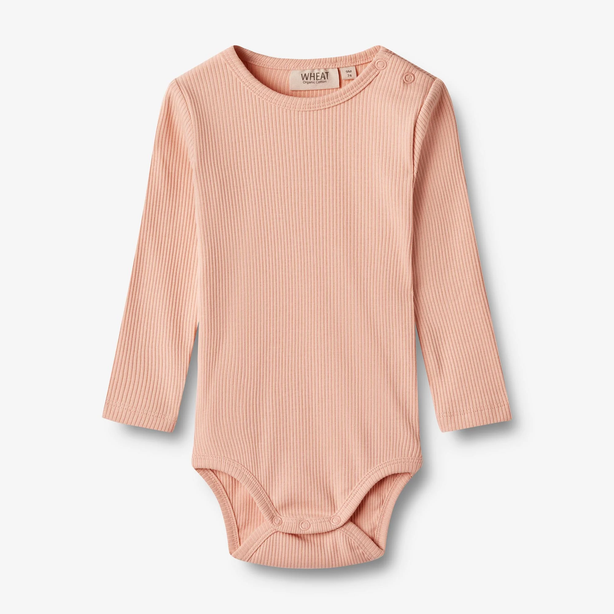 Rib Body L/S Spencer - soft coral