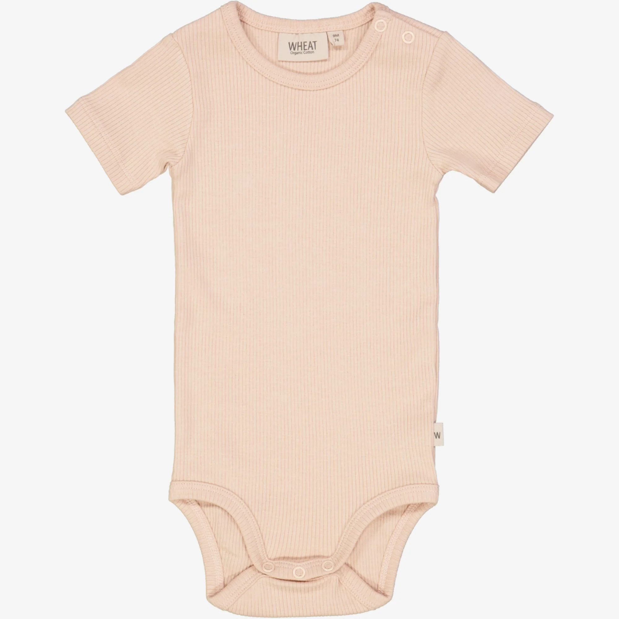 Rib Body Plain SS - rose dust
