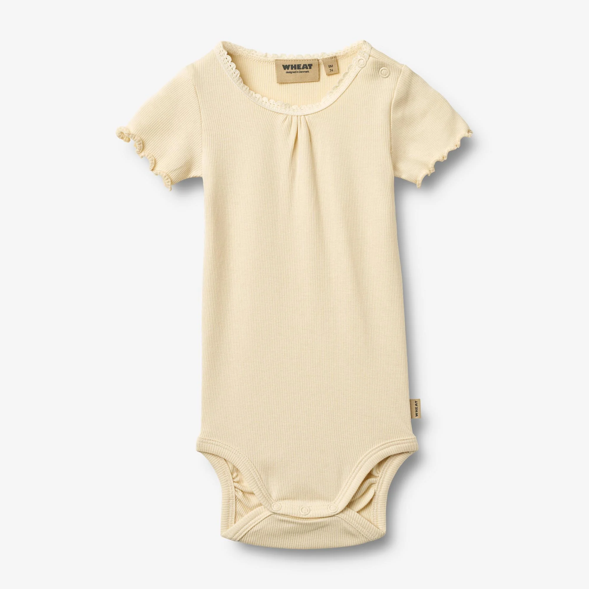 Rib Body S/S Edna - barely apricot