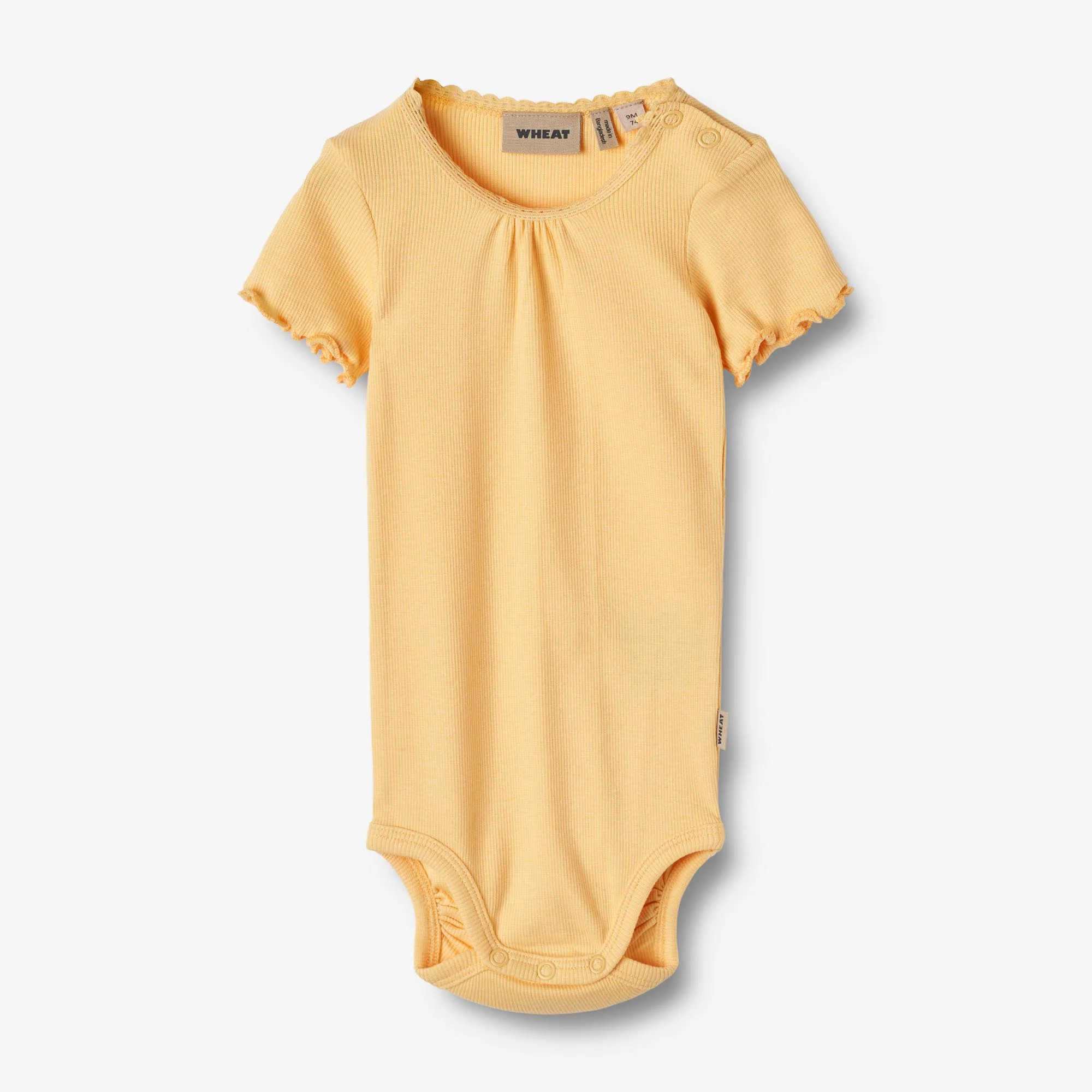 Rib Body S/S Edna | Baby - pale apricot