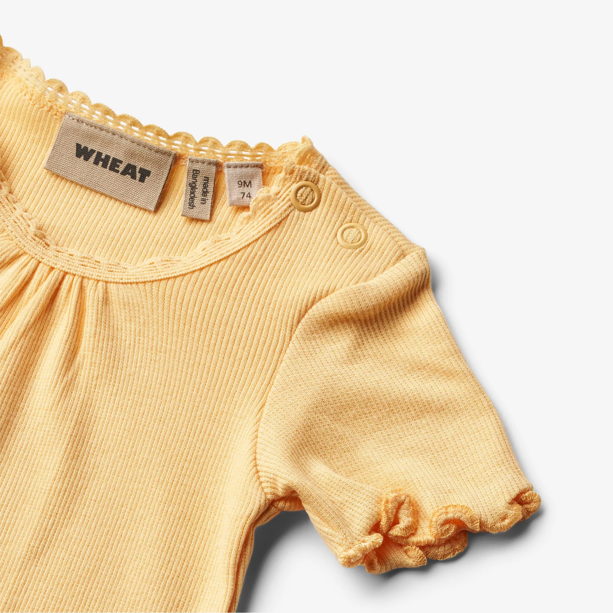 Rib Body S/S Edna | Baby - pale apricot - Image 3