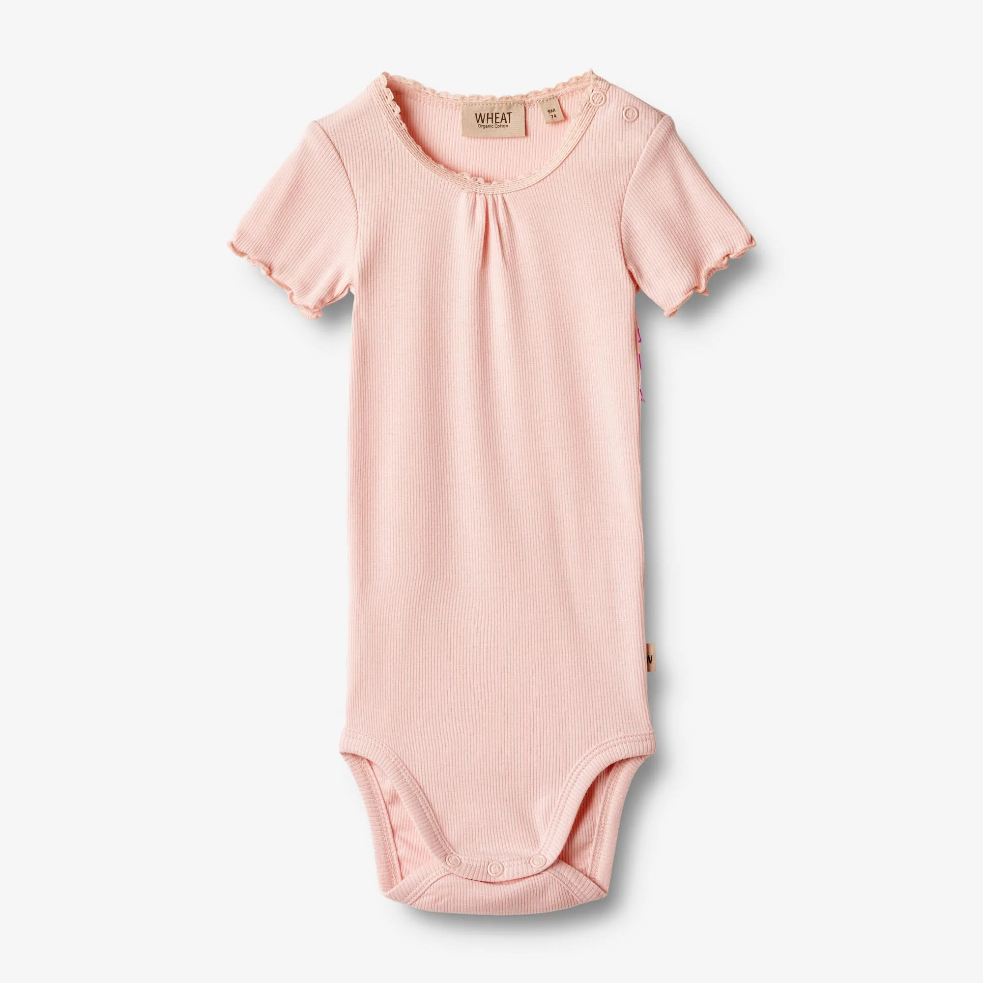 Rib Body S/S Edna | Baby - rose ballet
