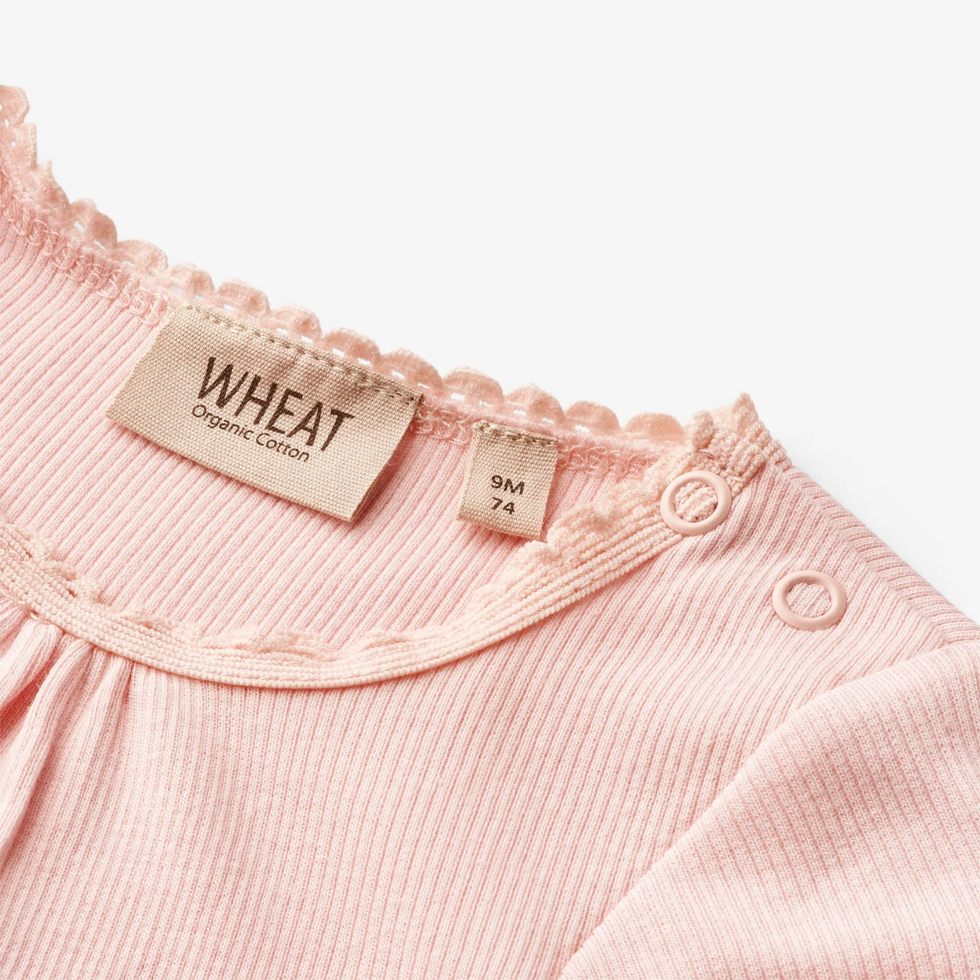 Rib Body S/S Edna | Baby - rose ballet - Image 3