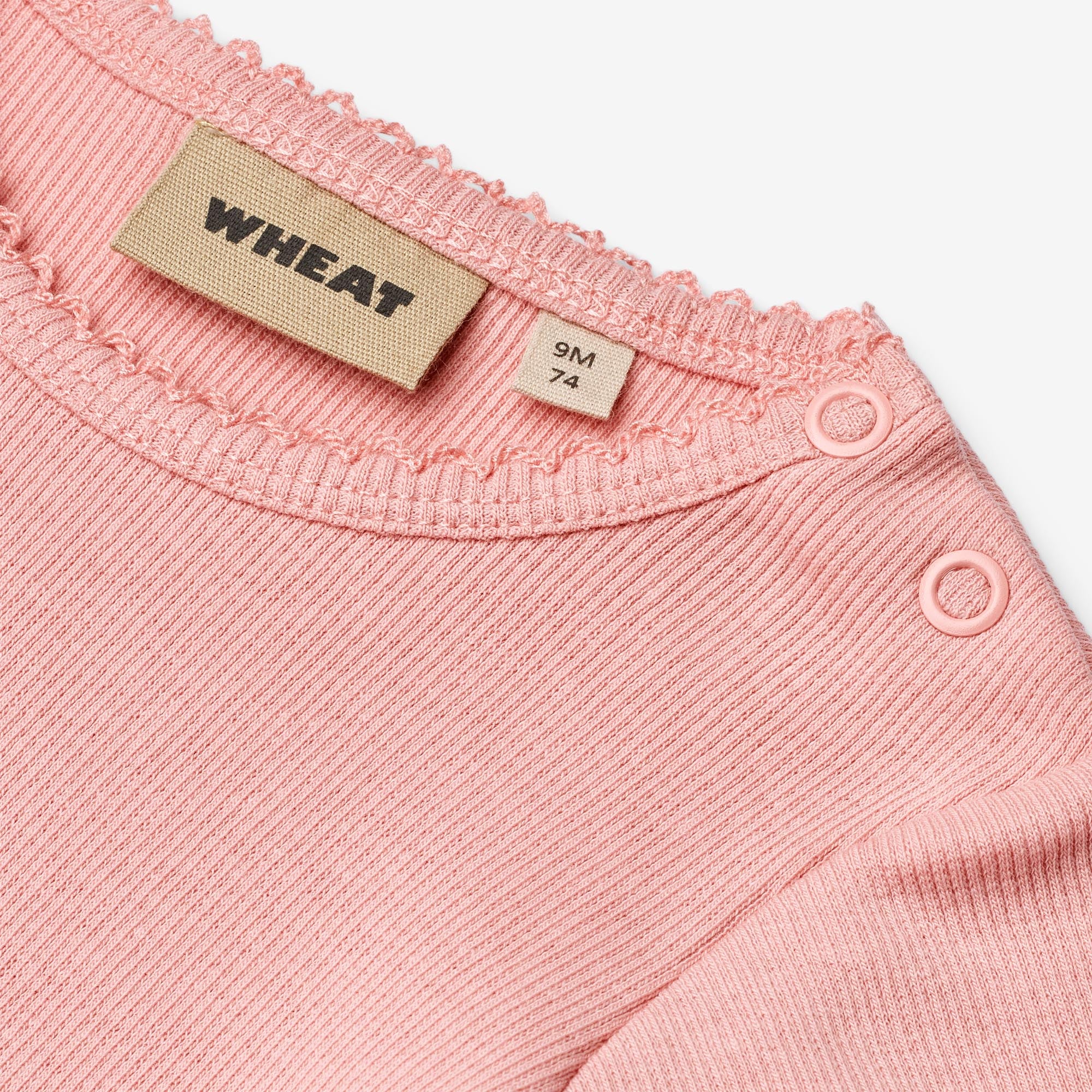 Rib Body S/S Lace Elisa - rose - Image 3