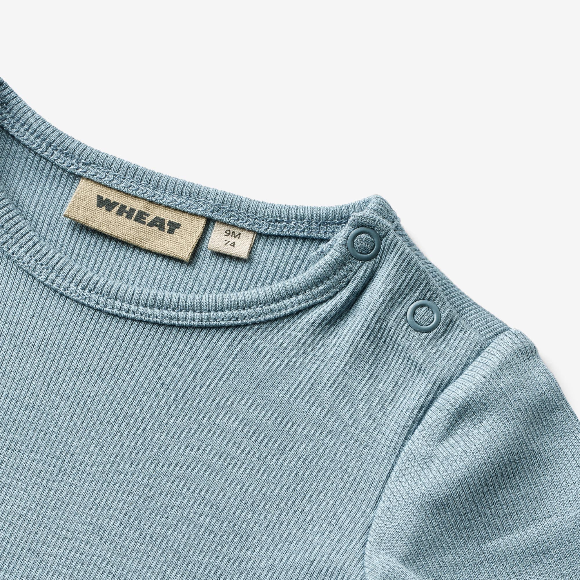Rib Body S/S Timo | Baby - ashley blue - Image 3