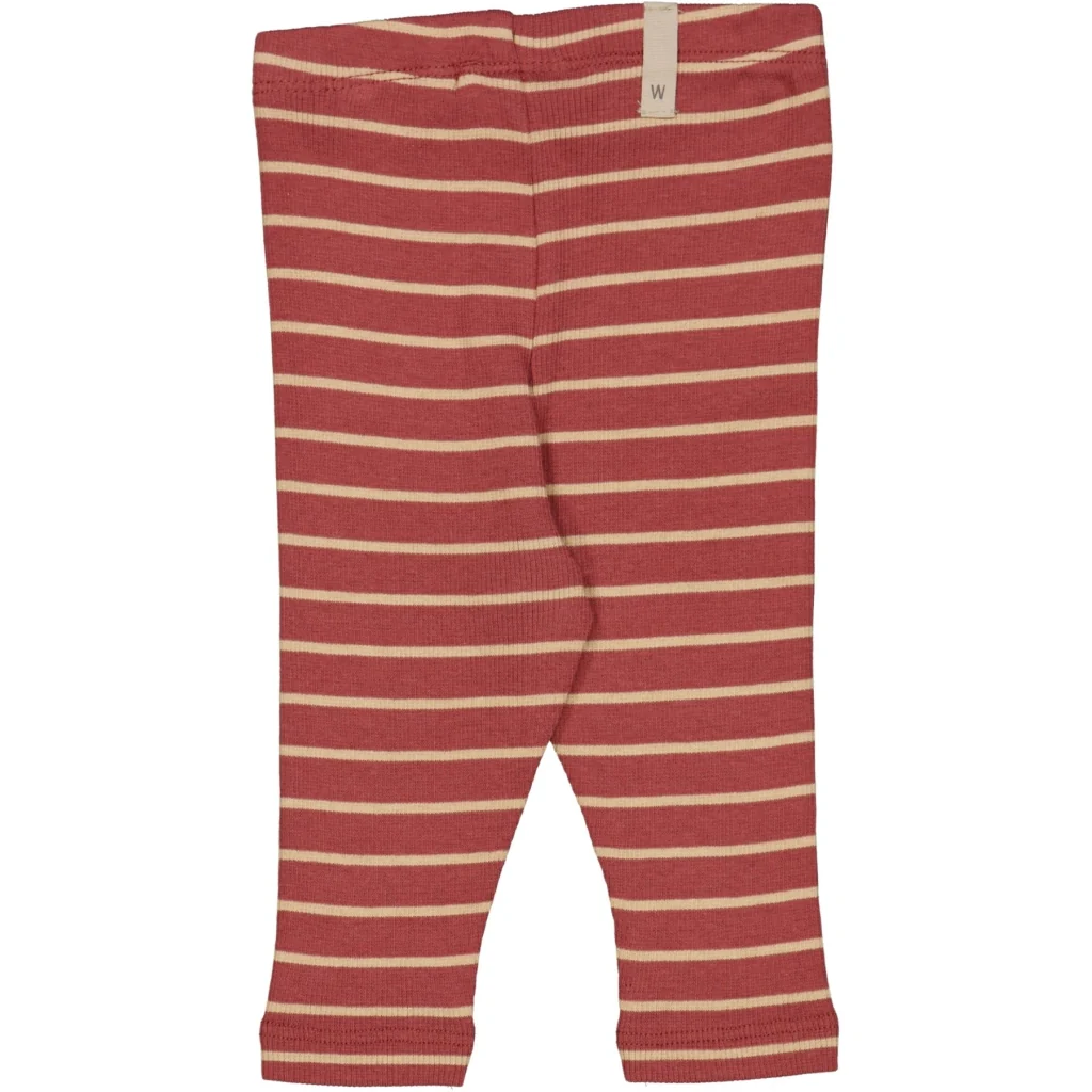 Rib Leggings - apple butter stripe - Image 2
