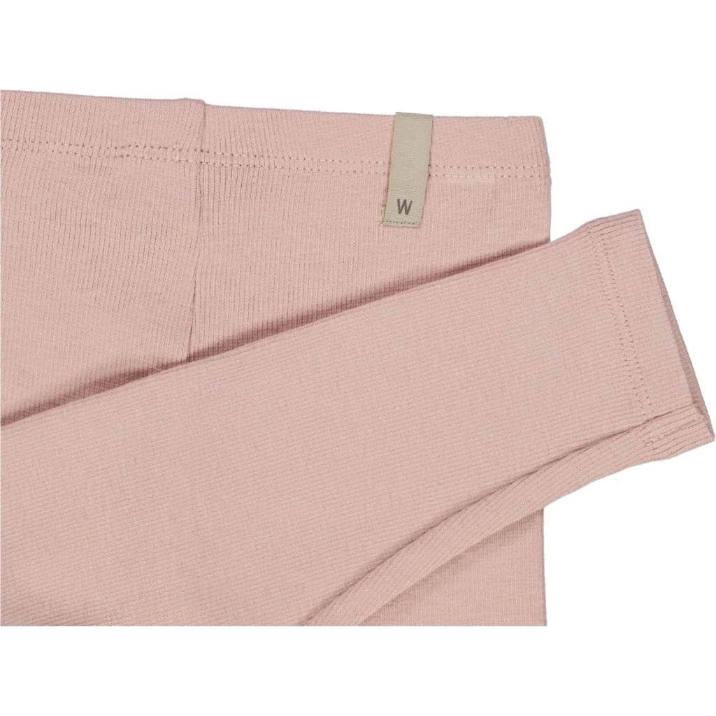 Rib Leggings - rose powder - Image 3