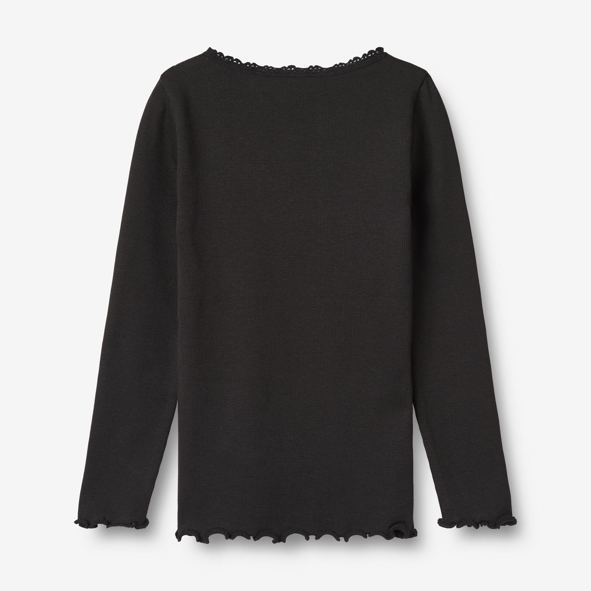 Rib T-Shirt L/S Reese - black - Image 2