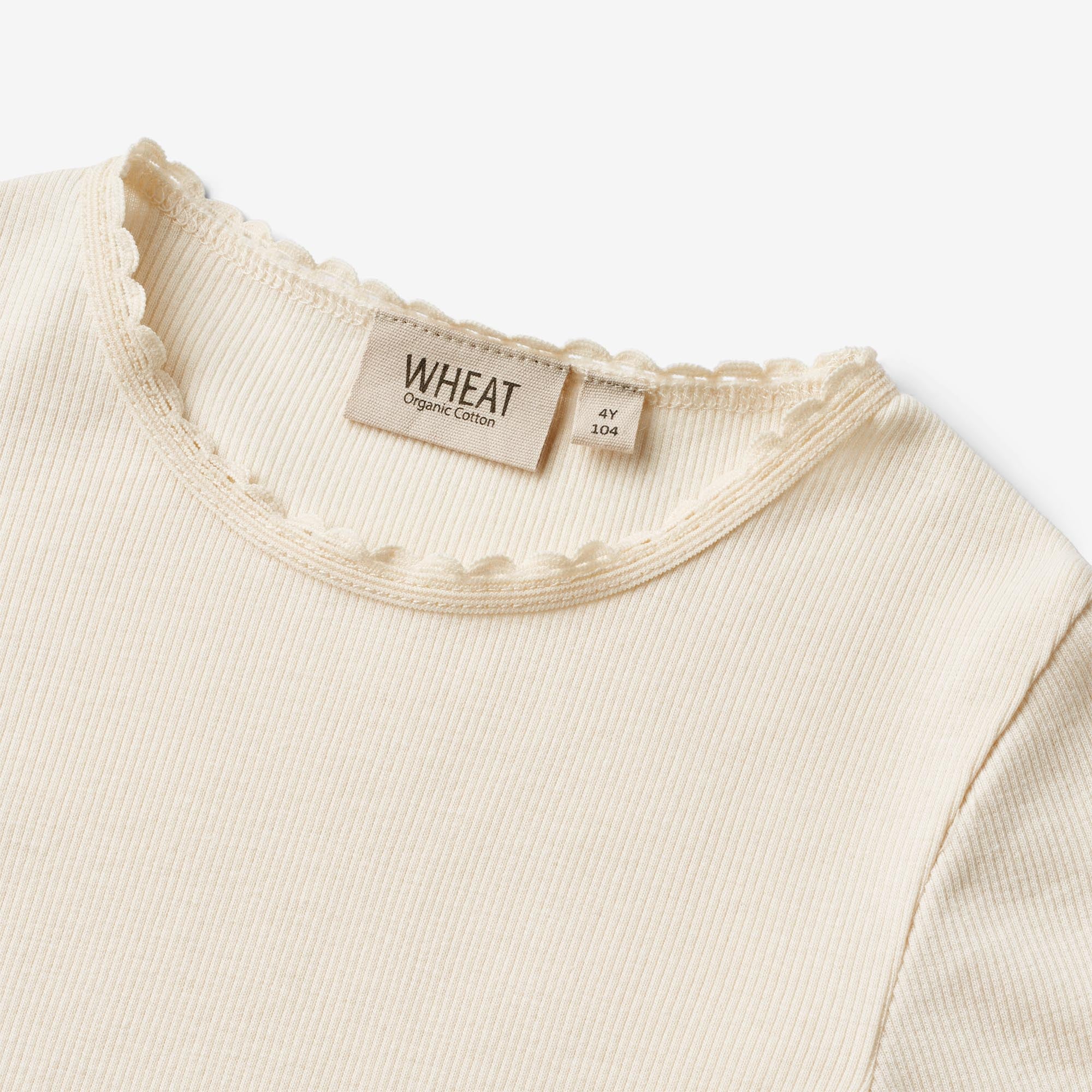 Rib T-Shirt L/S Reese - cream - Image 3