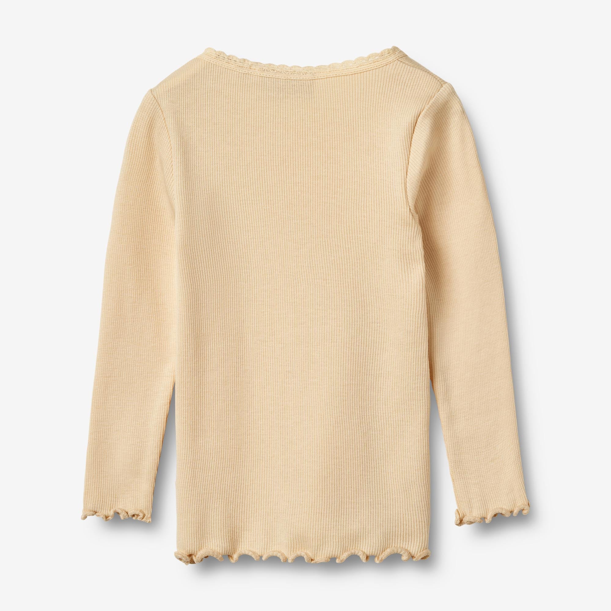 Rib T-Shirt L/S Reese - macadamia - Image 2