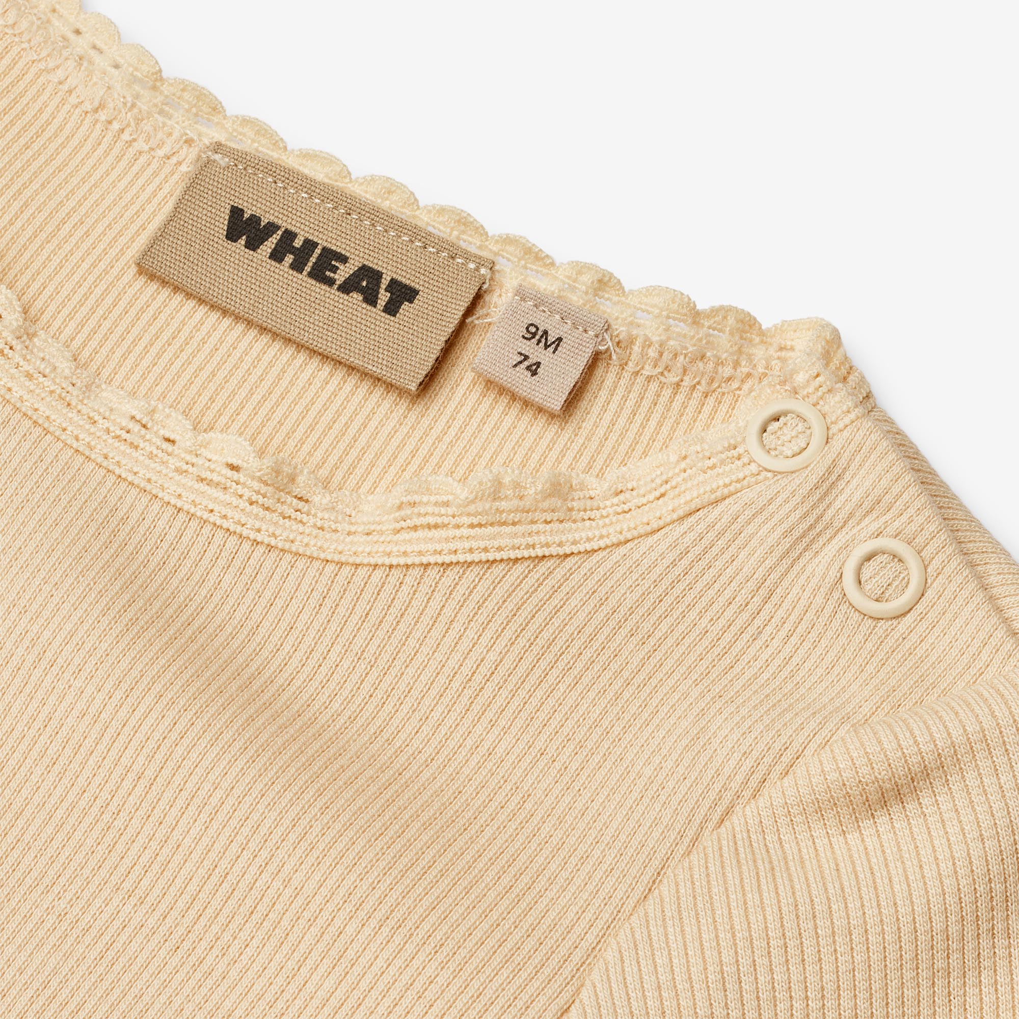 Rib T-Shirt L/S Reese - macadamia - Image 3