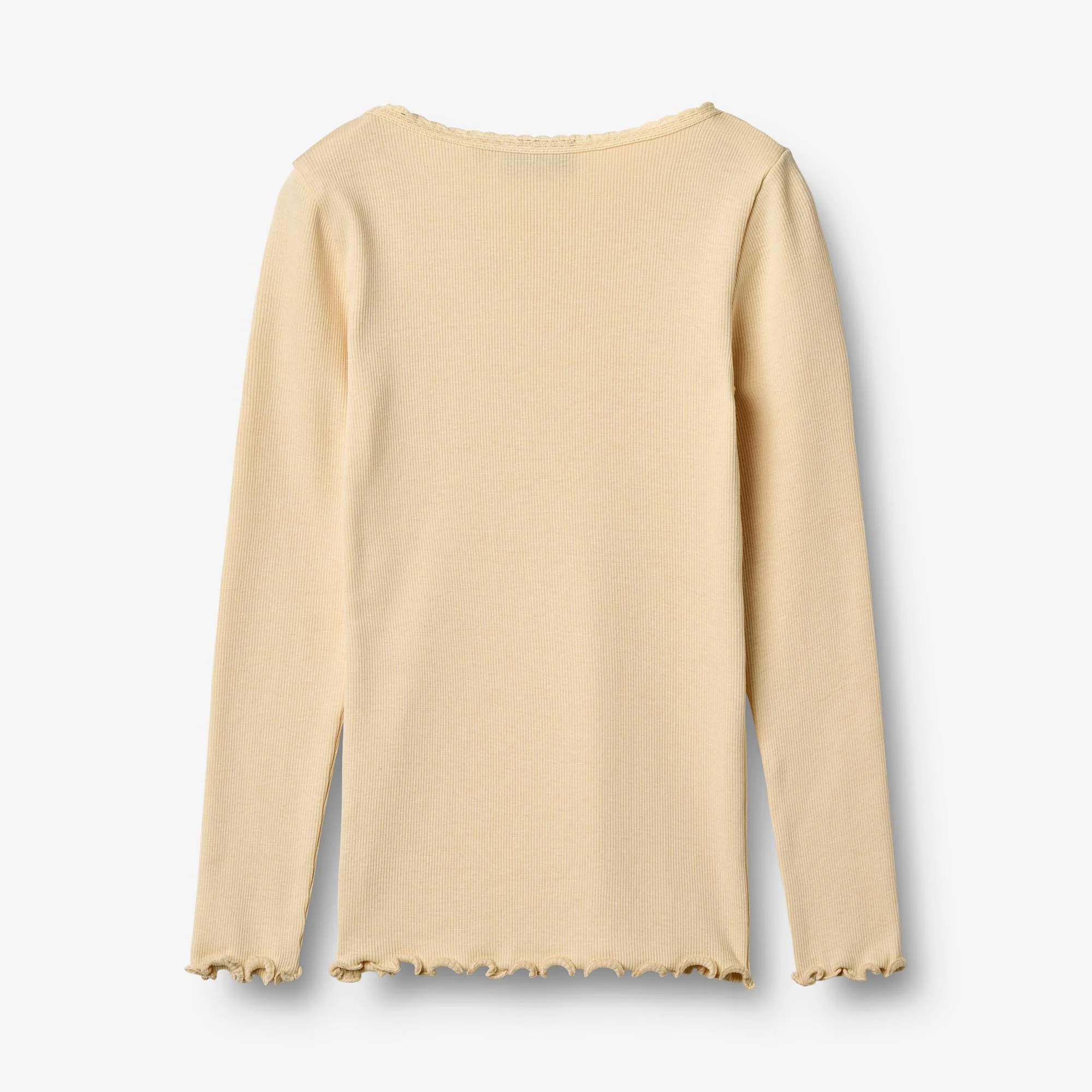 Rib T-Shirt L/S Reese - macadamia - Image 2