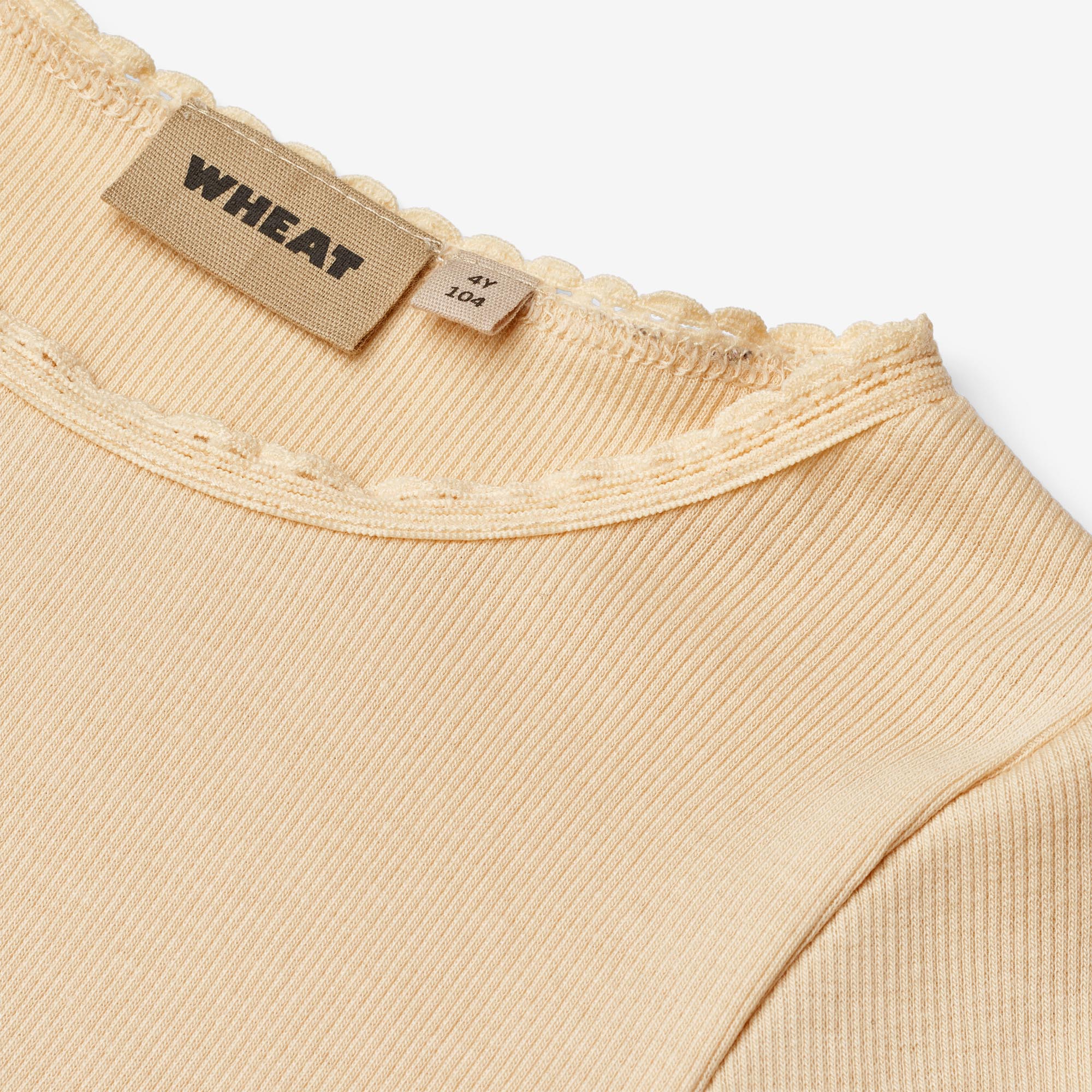 Rib T-Shirt L/S Reese - macadamia - Image 3