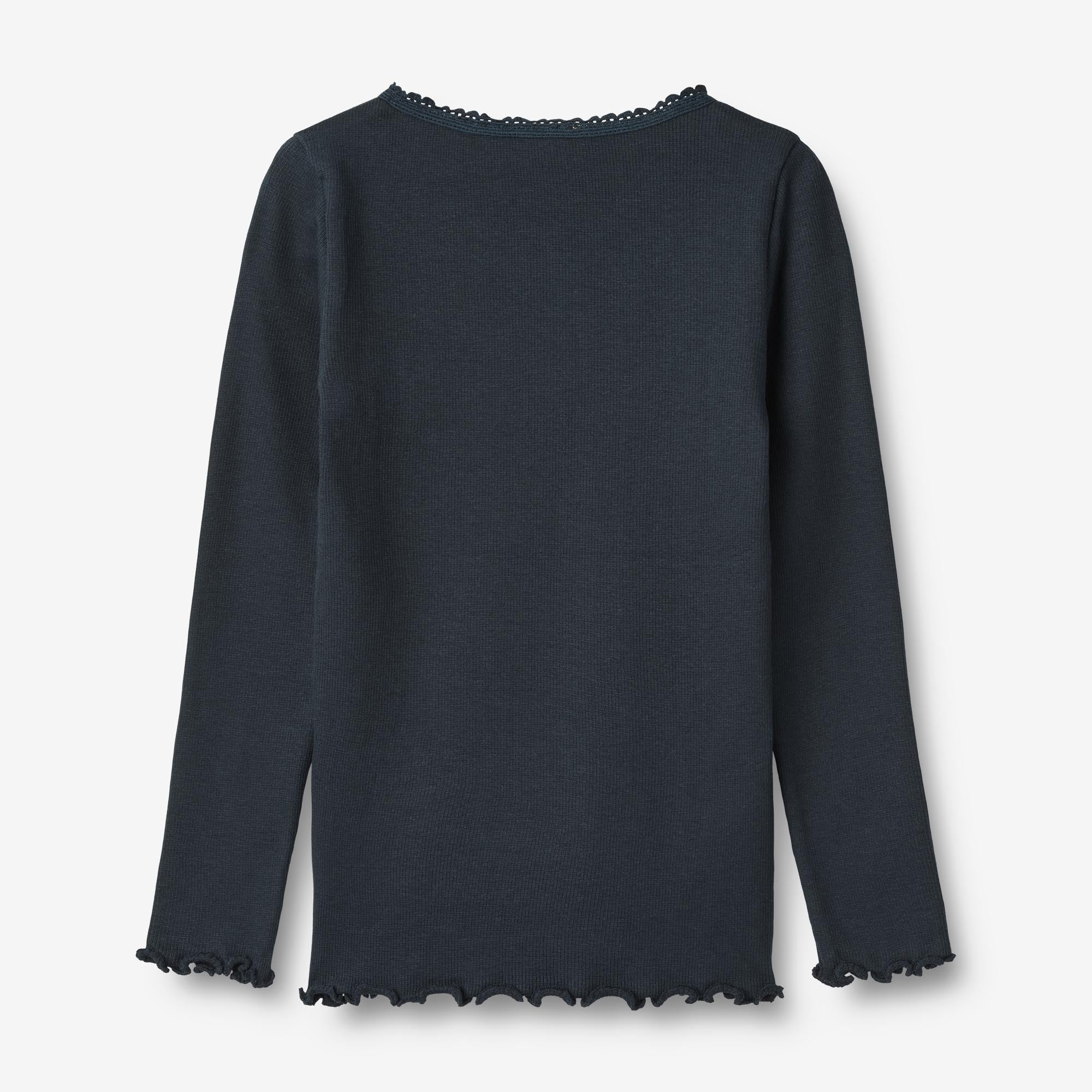 Rib T-Shirt L/S Reese - navy - Image 2