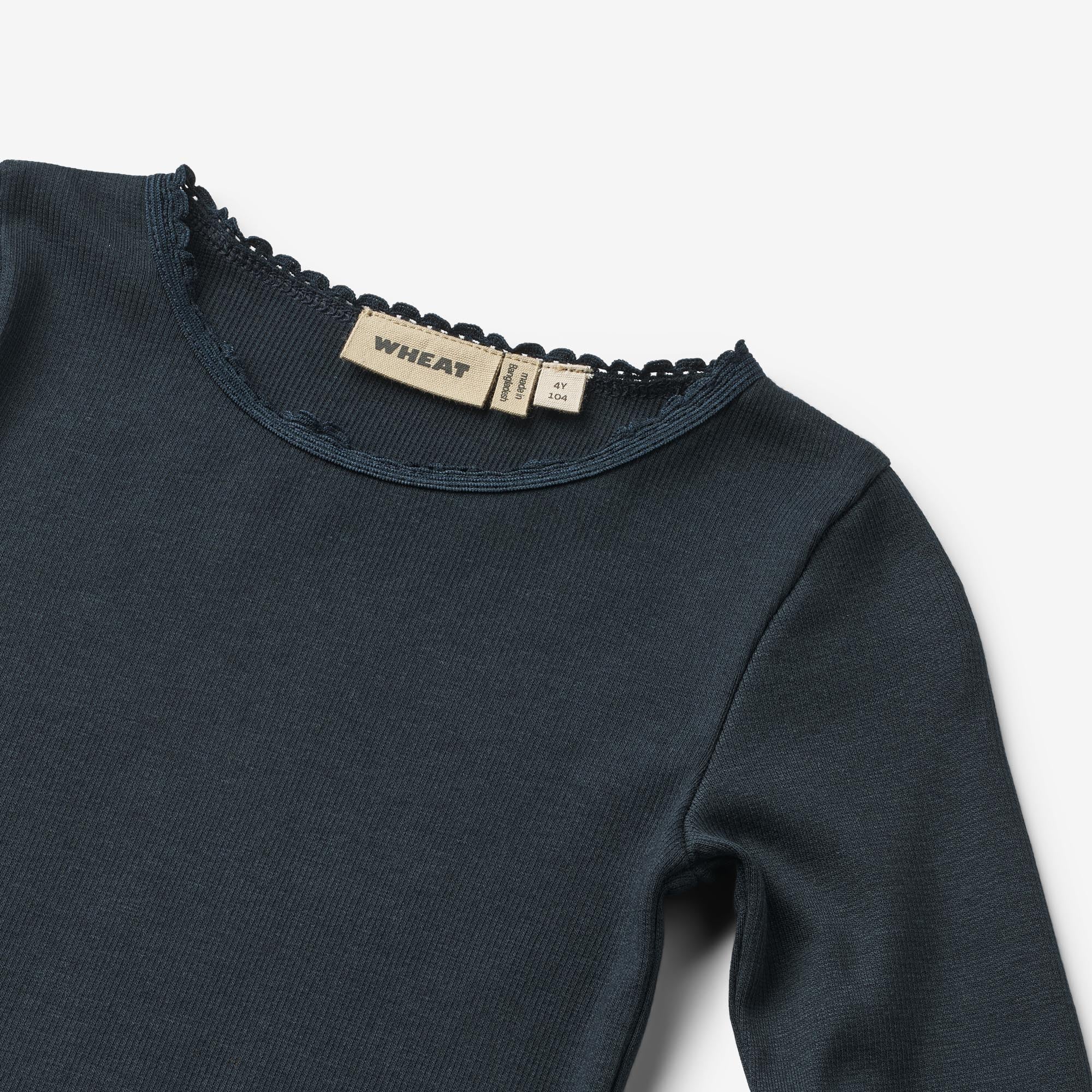 Rib T-Shirt L/S Reese - navy - Image 3