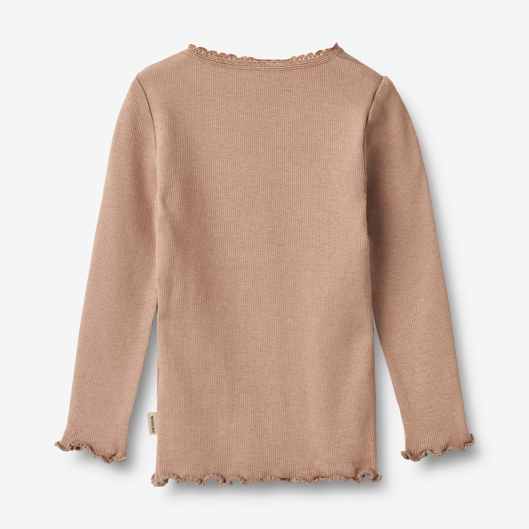 Rib T-Shirt L/S Reese - nougat rose - Image 2