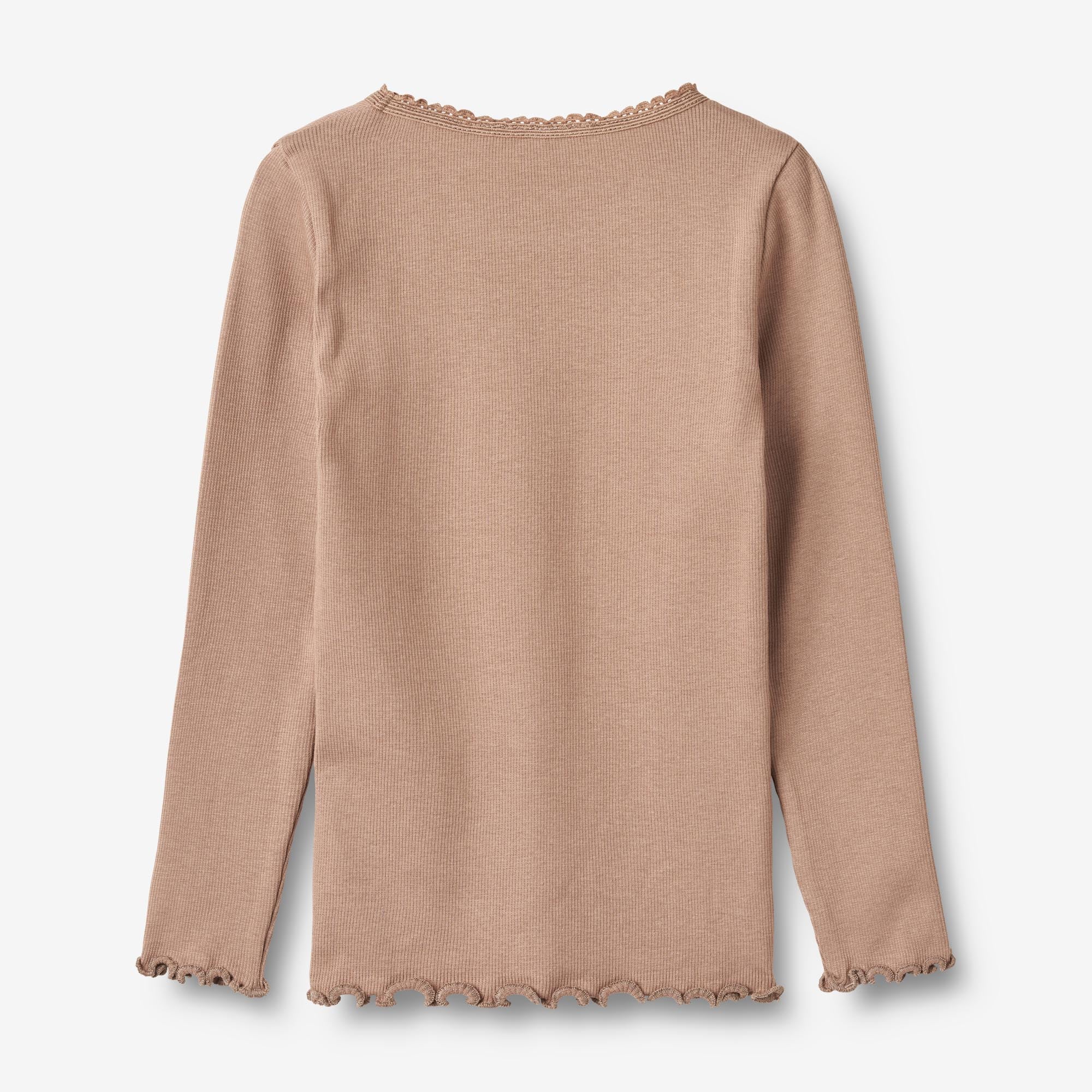 Rib T-Shirt L/S Reese - nougat rose - Image 2
