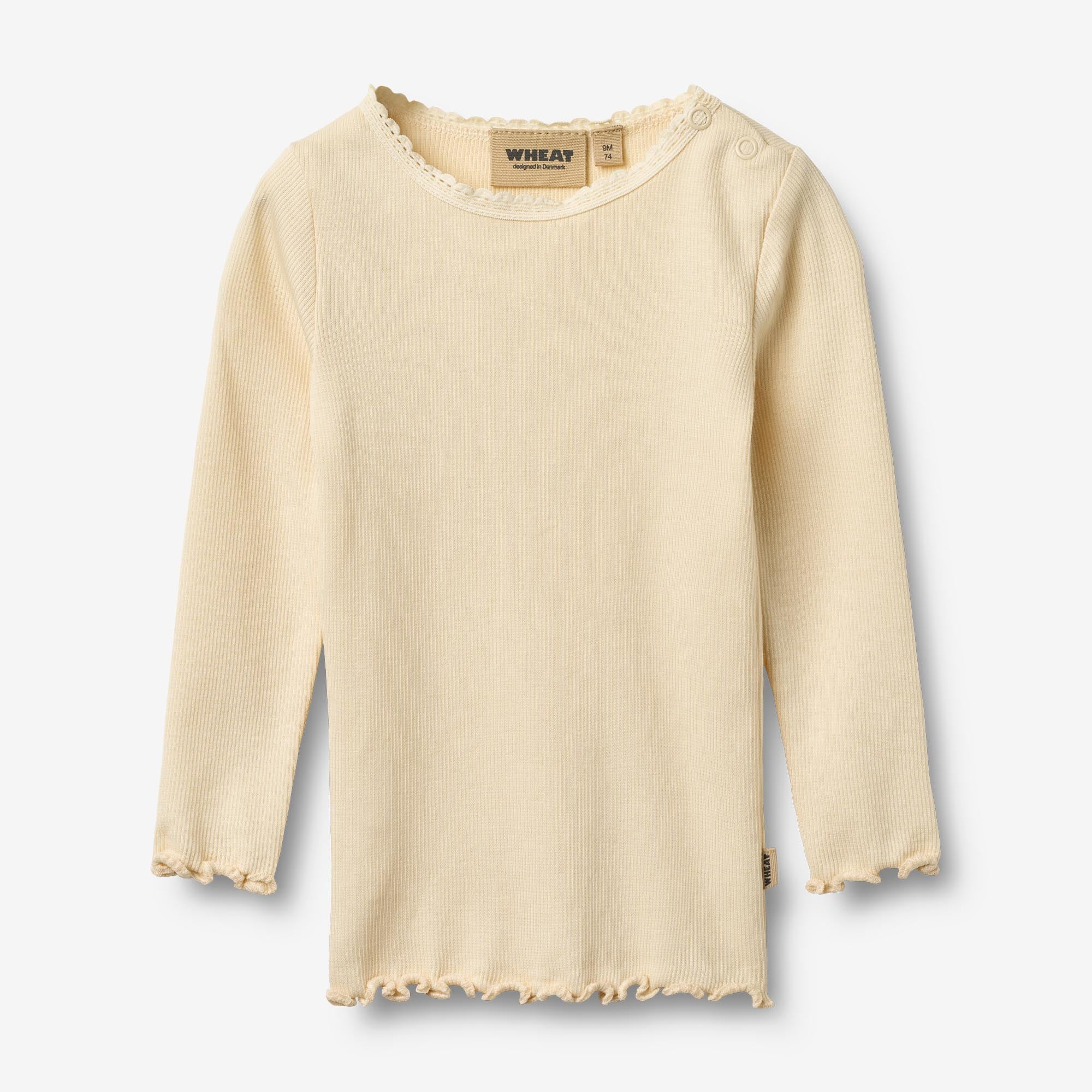 Rib T-Shirt L/S Reese - barely apricot