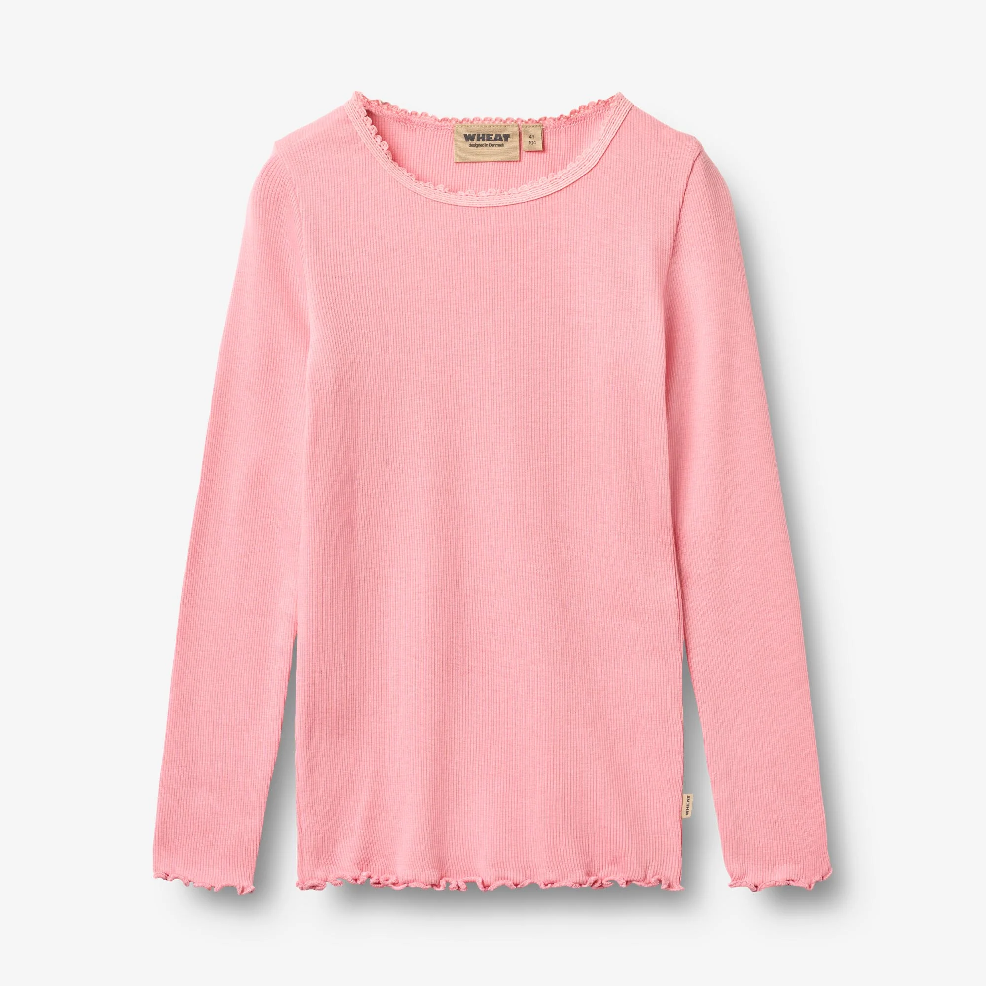 Rib T-Shirt L/S Reese - bubblegum