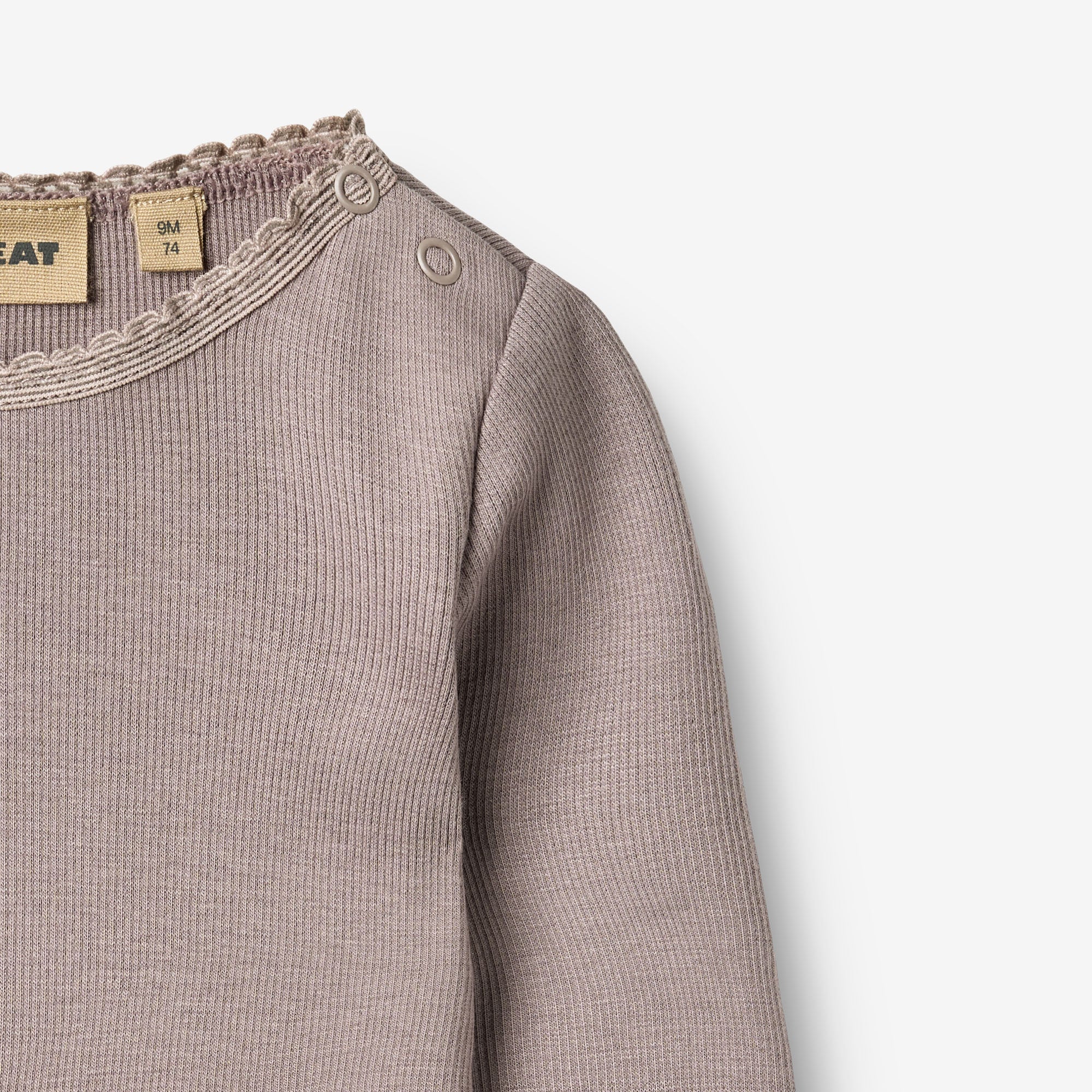 Rib T-Shirt L/S Reese - dusty purple - Image 2