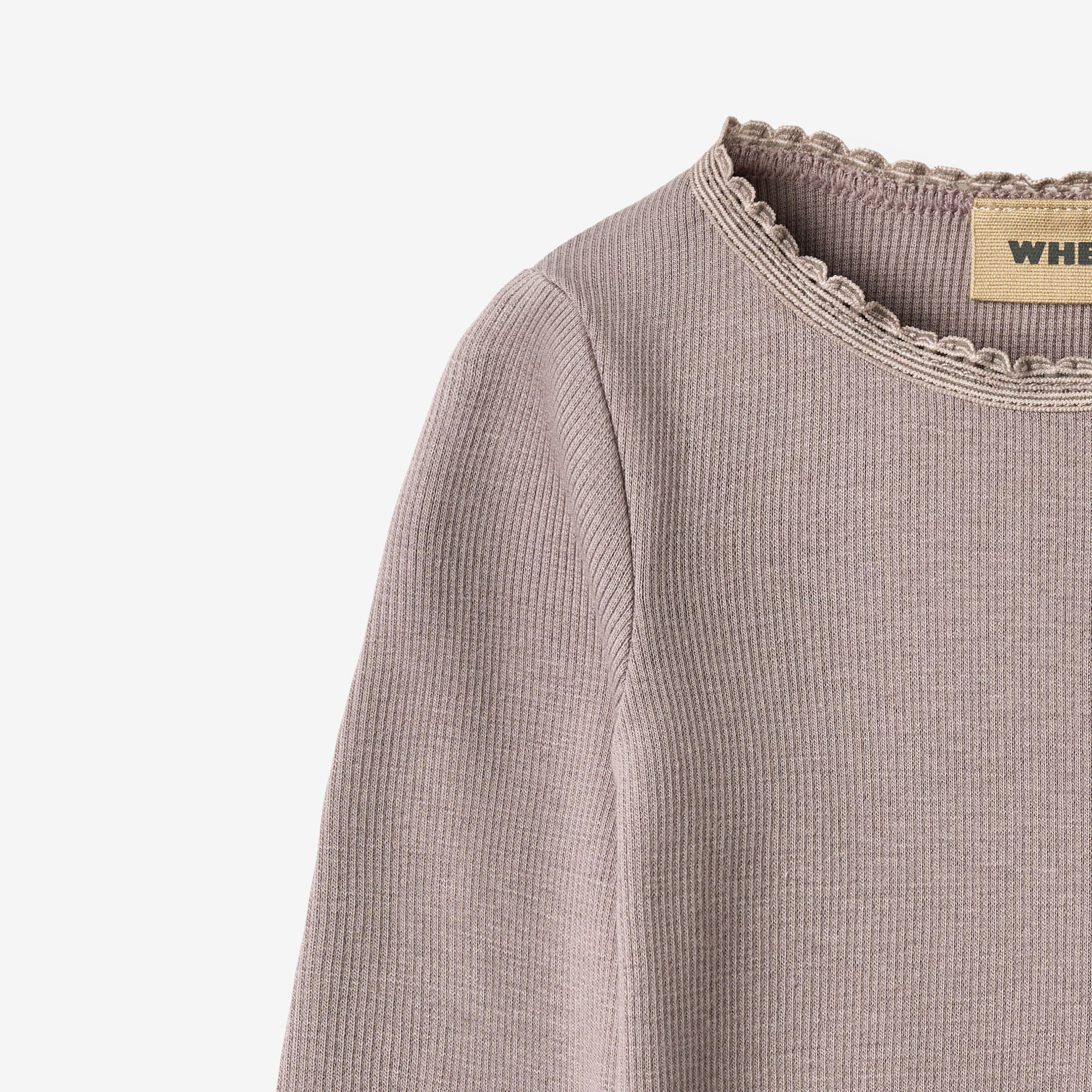 Rib T-Shirt L/S Reese - dusty purple - Image 3