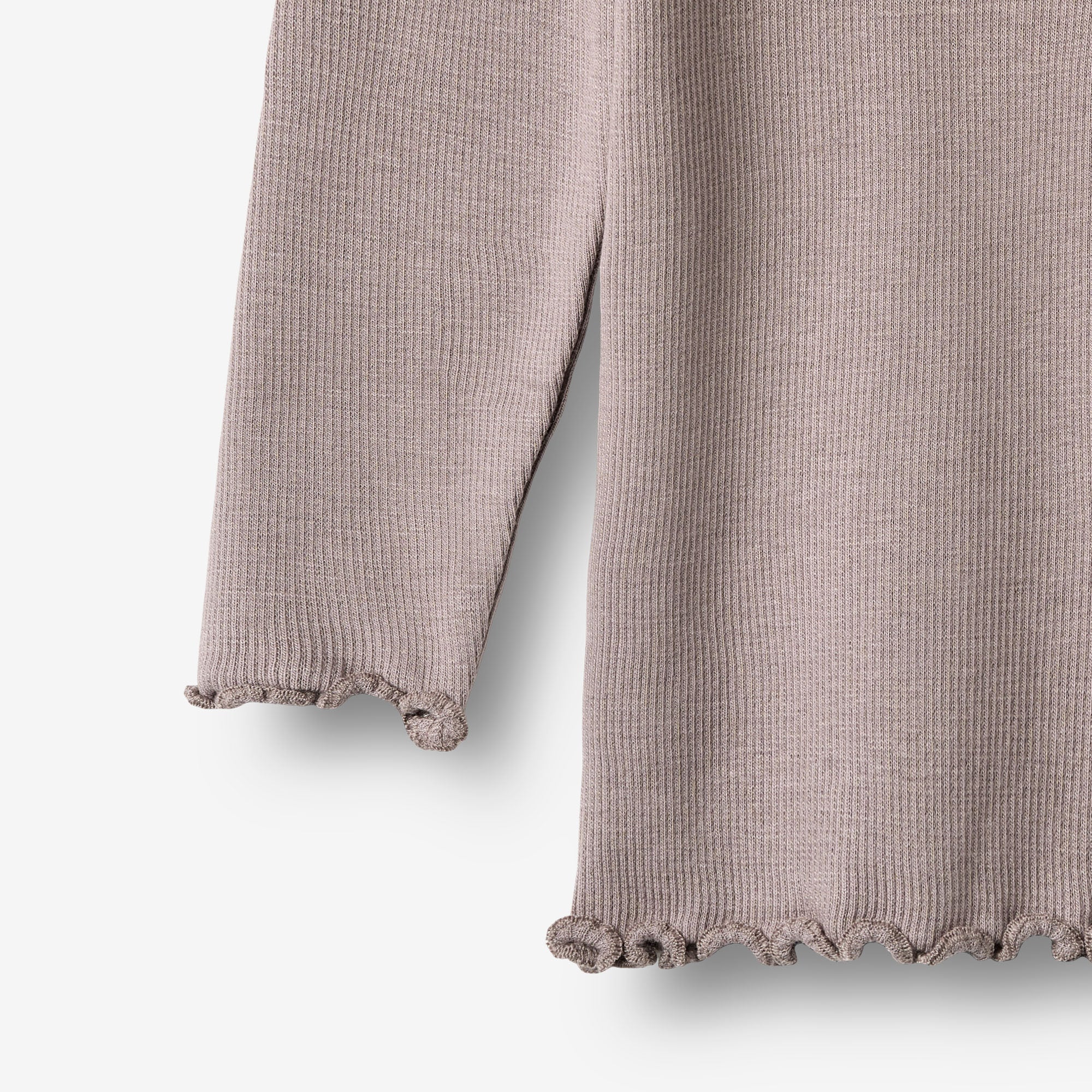 Rib T-Shirt L/S Reese - dusty purple - Image 6