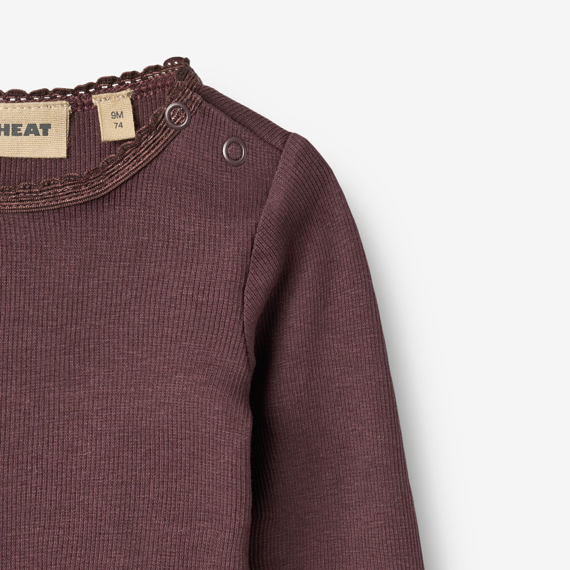 Rib T-Shirt L/S Reese - fudge - Image 2