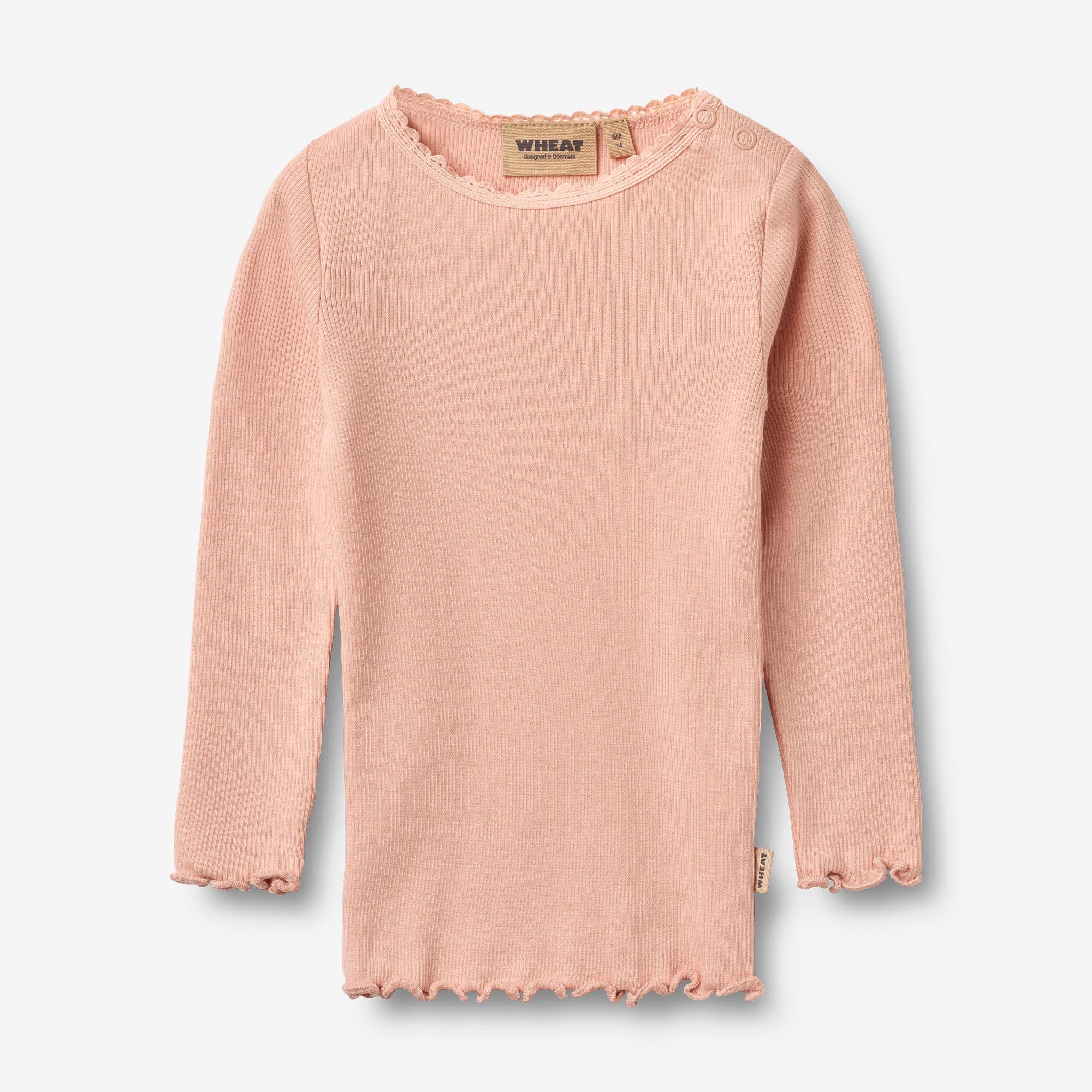 Rib T-Shirt L/S Reese - rose cloud