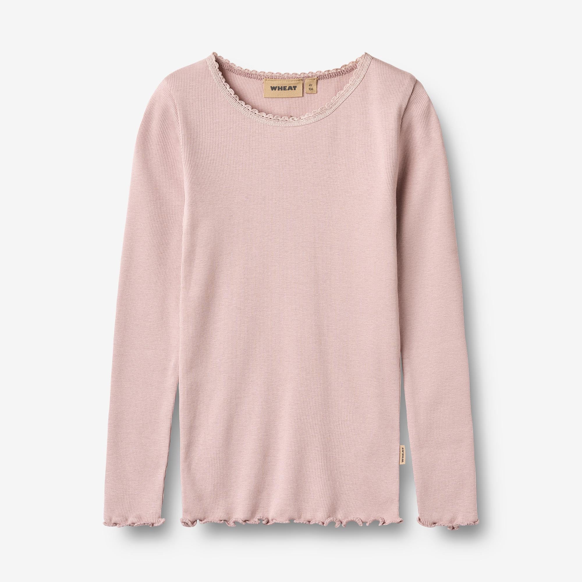 Rib T-Shirt L/S Reese - soft lilac