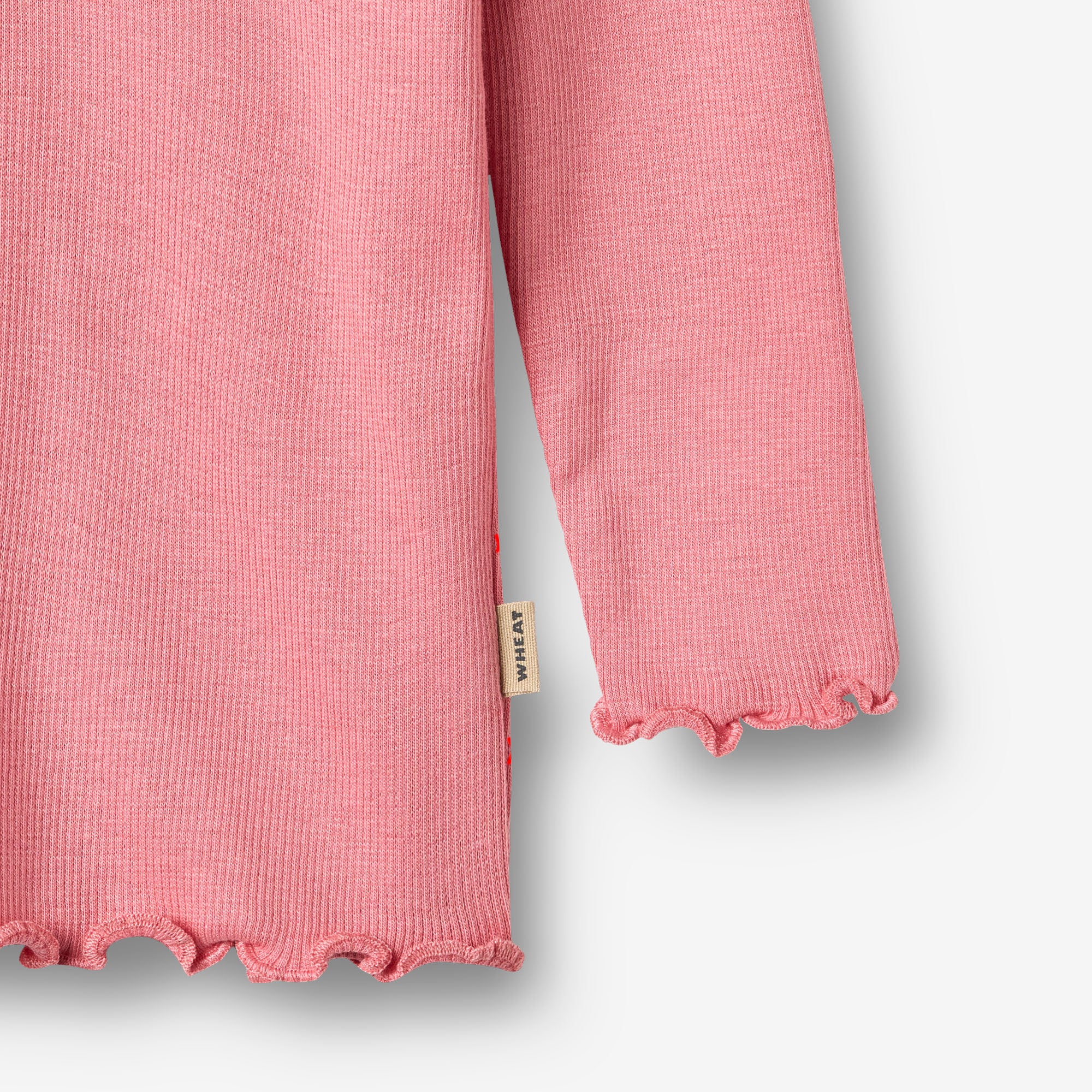 Rib T-Shirt L/S Reese - soft pink - Image 3