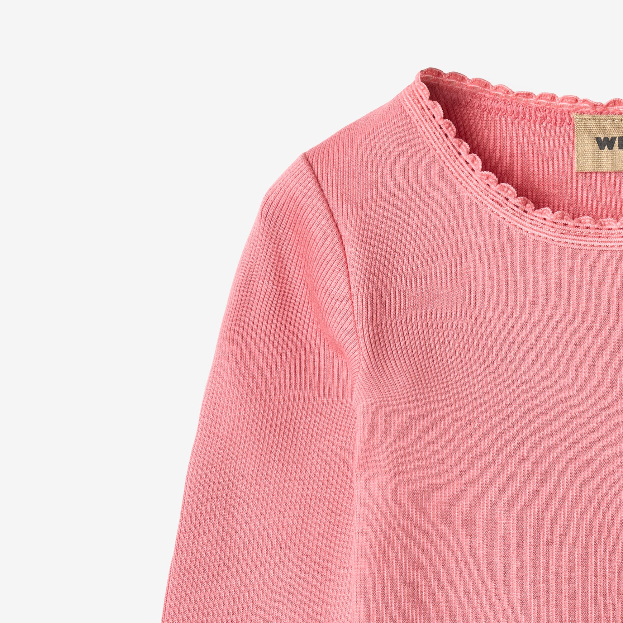 Rib T-Shirt L/S Reese - soft pink - Image 4