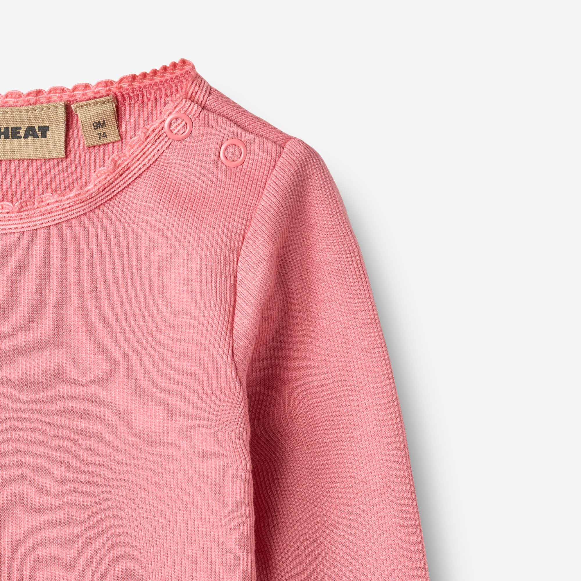 Rib T-Shirt L/S Reese - soft pink - Image 5