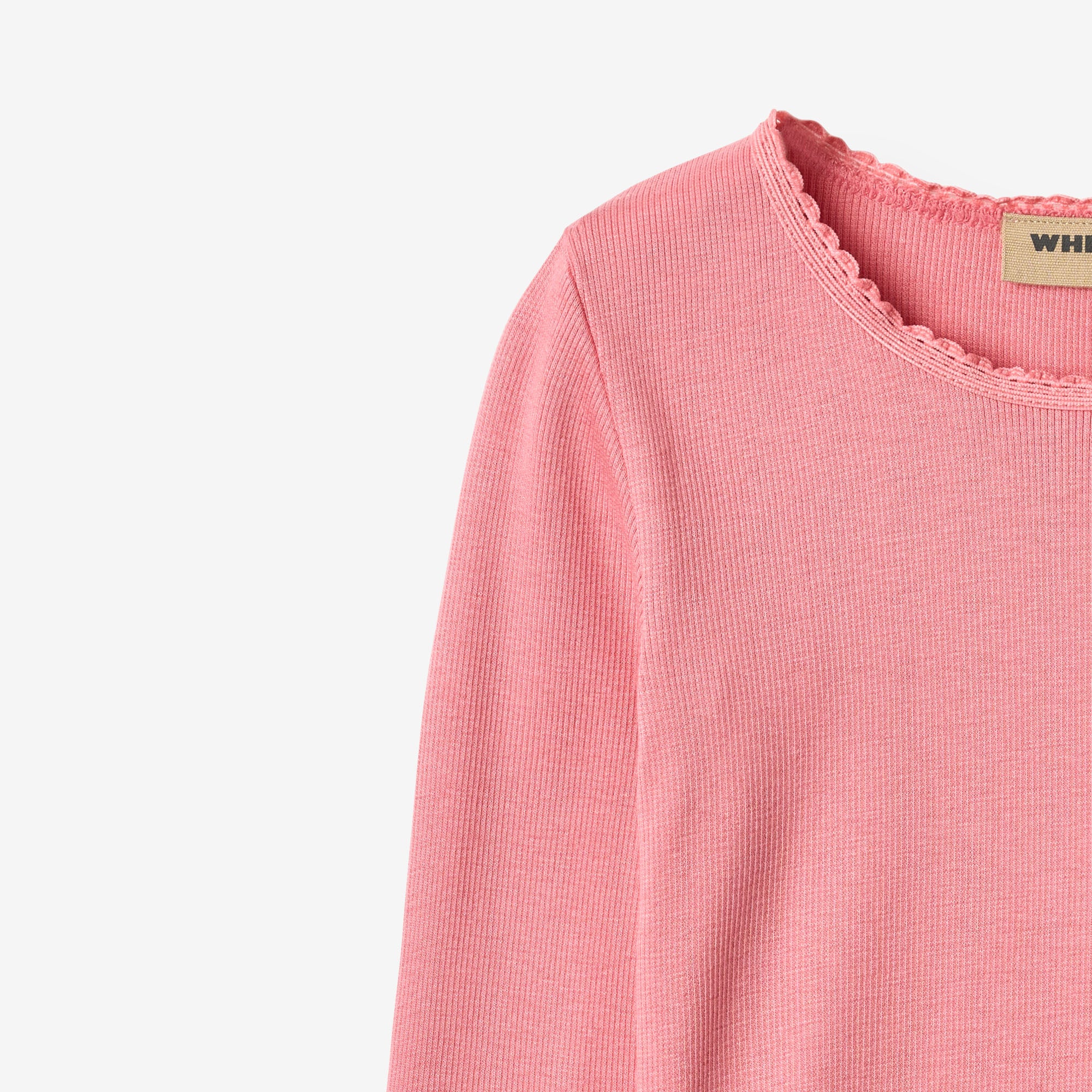 Rib T-Shirt L/S Reese - soft pink - Image 3