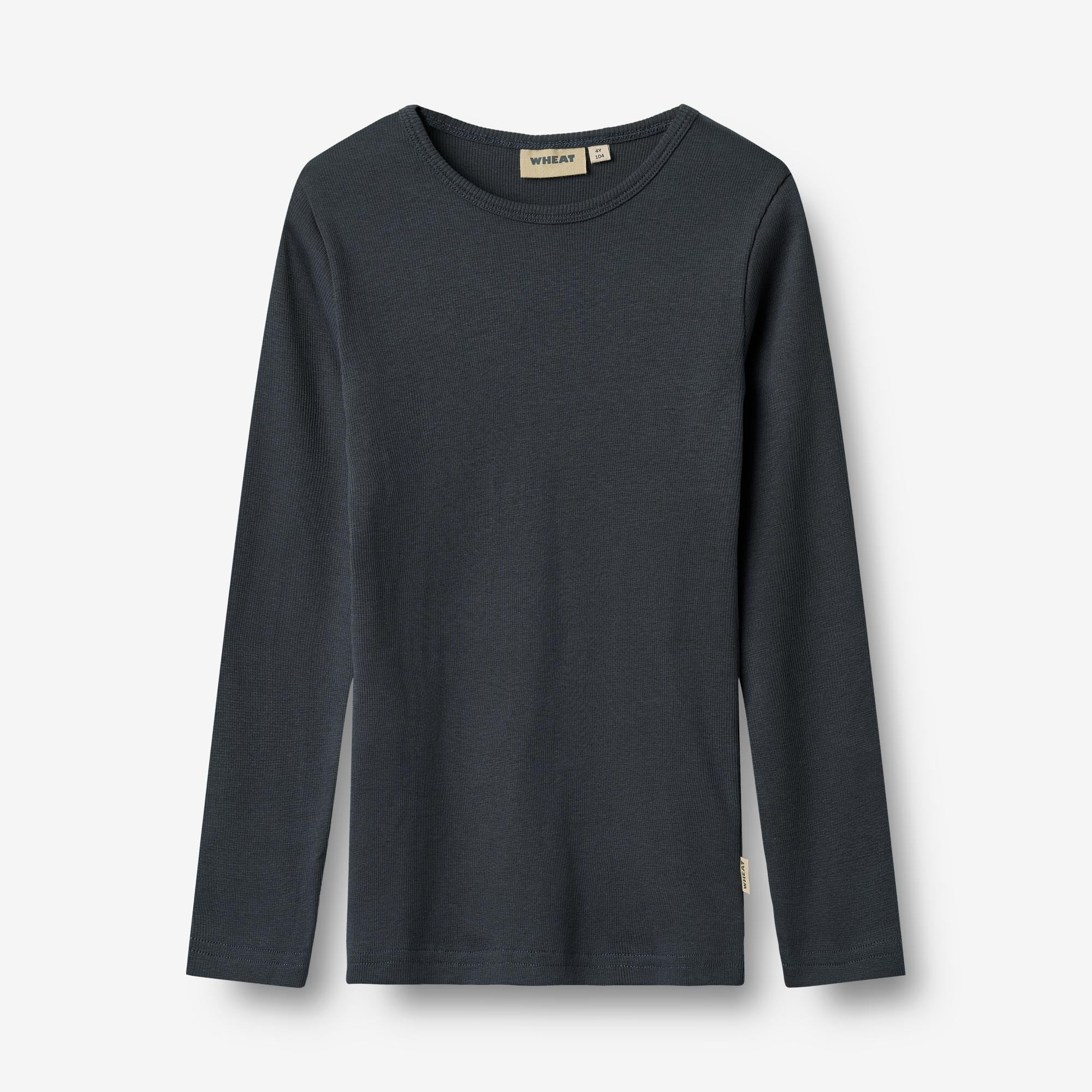 Rib T-Shirt L/S Stig - navy