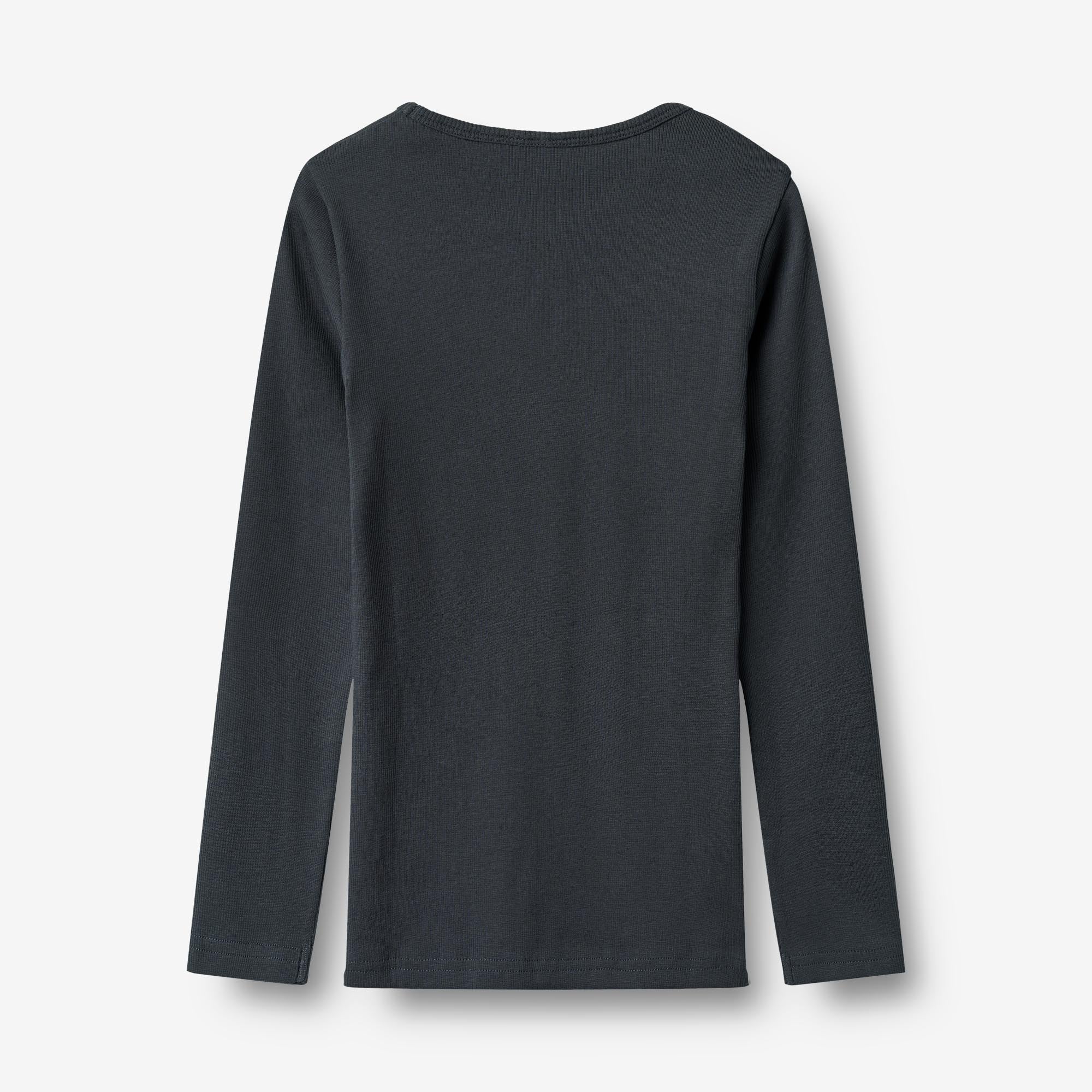 Rib T-Shirt L/S Stig - navy - Image 2