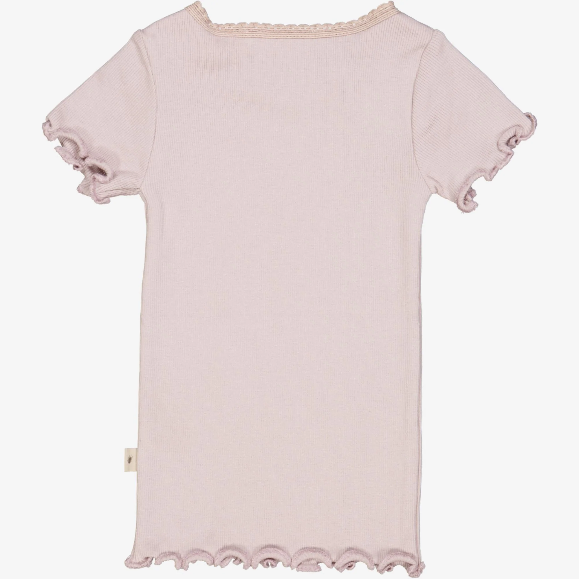 Rib T-Shirt Lace SS | Baby - soft lilac - Image 2
