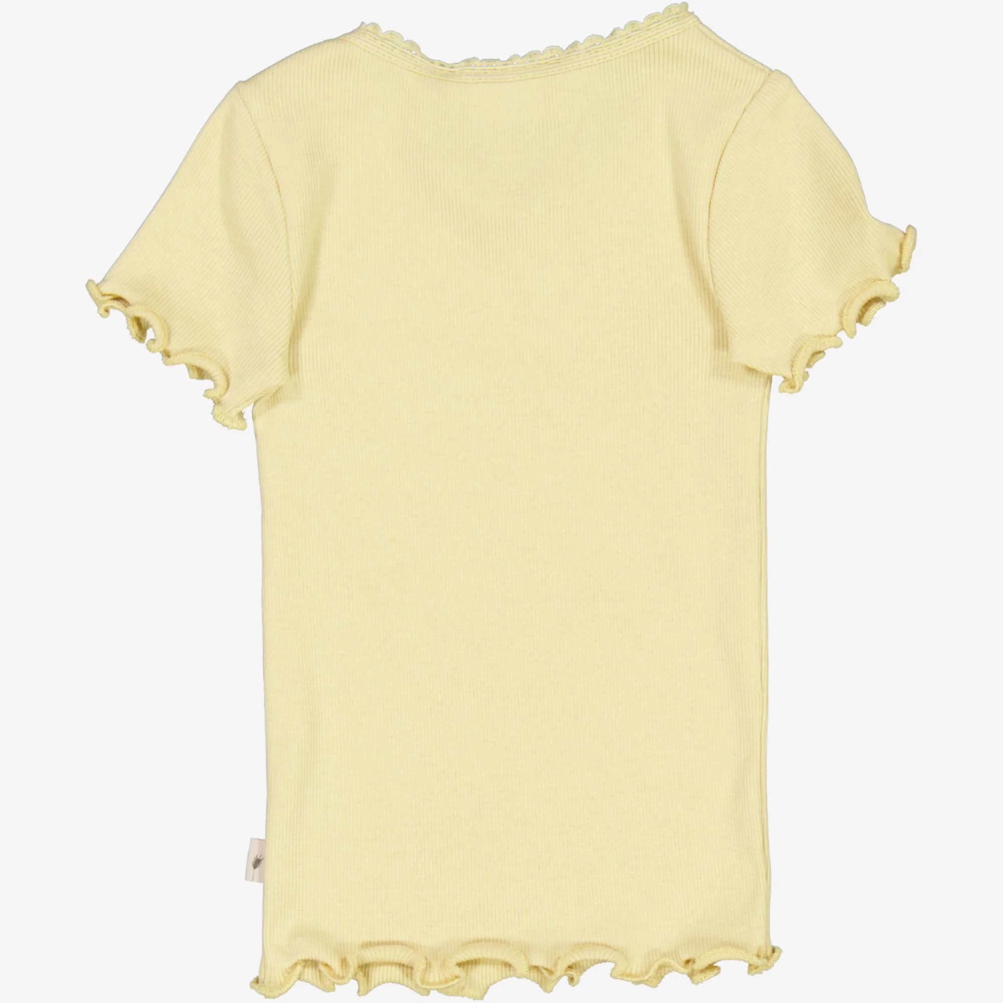 Rib T-Shirt Lace SS | Baby - yellow dream - Image 2