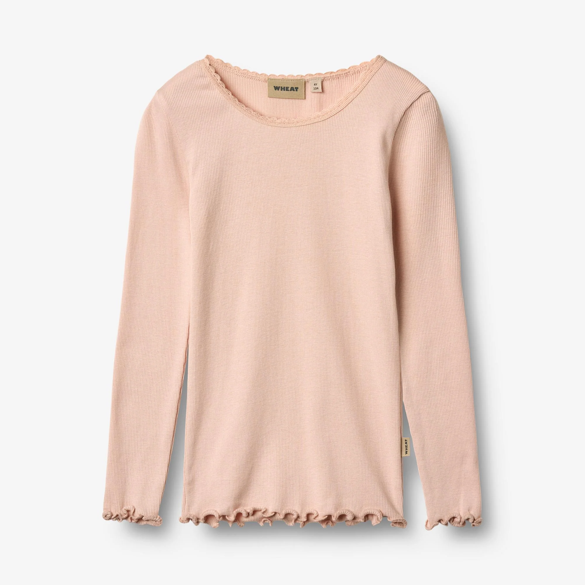 Rib T-Shirt L/S Reese - powder