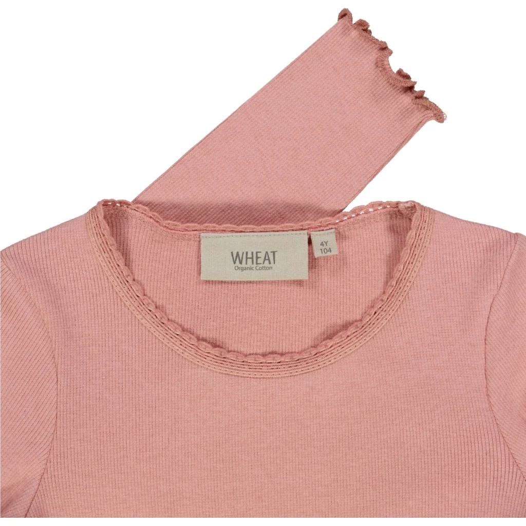 Rib T-Shirt Lace LS - rosie - Image 3