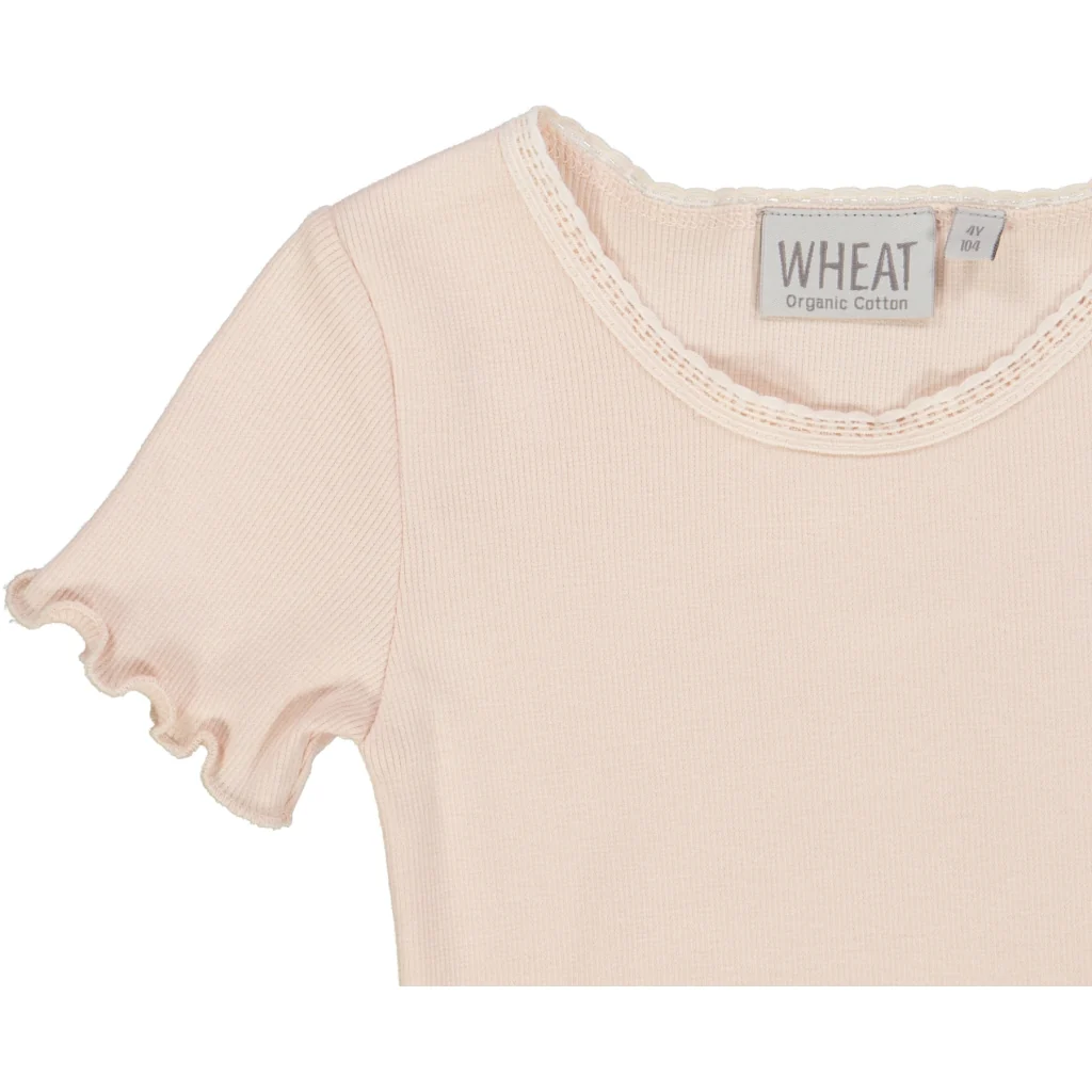 Rib T-Shirt Lace SS - Image 12