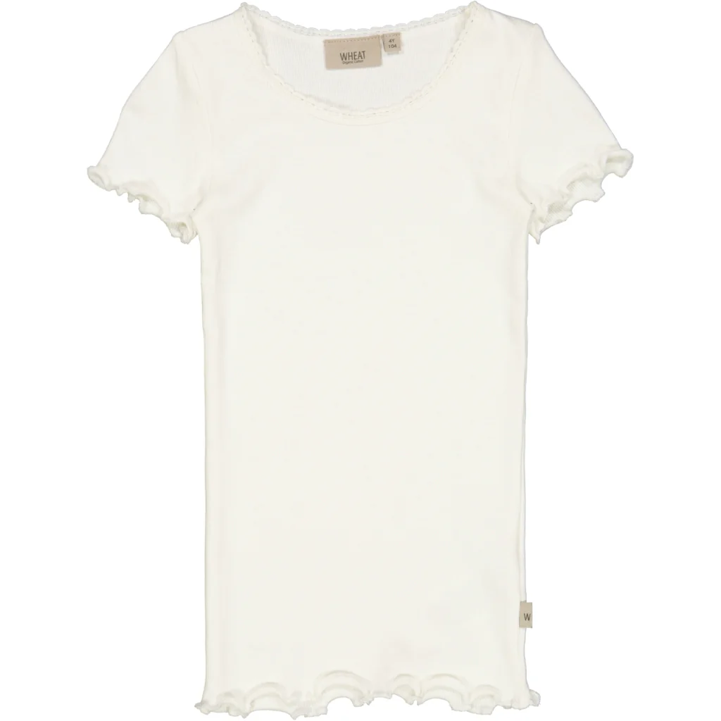 Rib T-Shirt Lace SS - Image 13