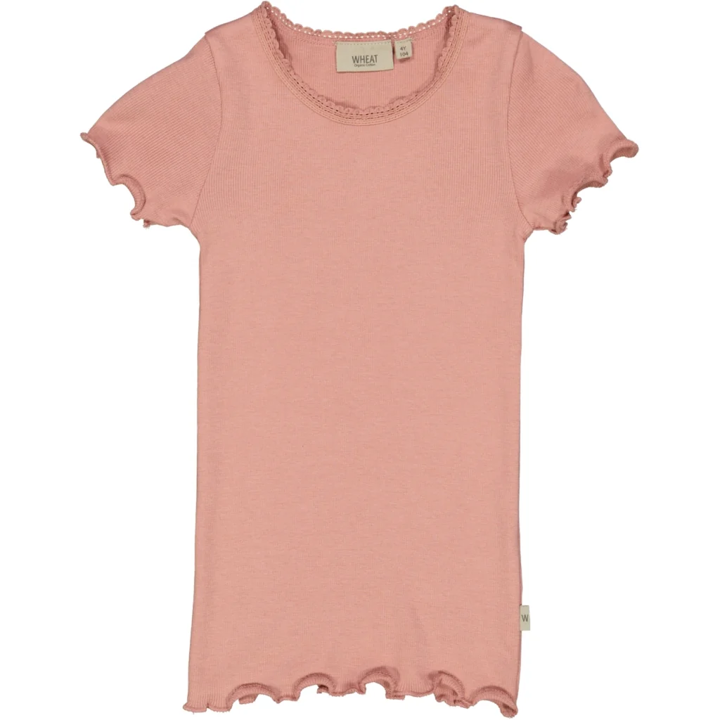 Rib T-Shirt Lace SS - Image 4