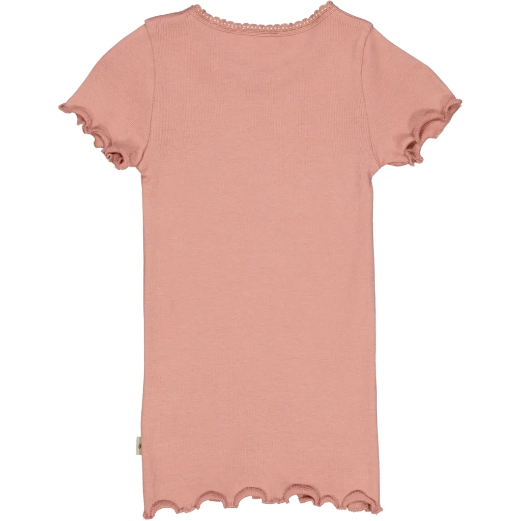 Rib T-Shirt Lace SS - Image 5