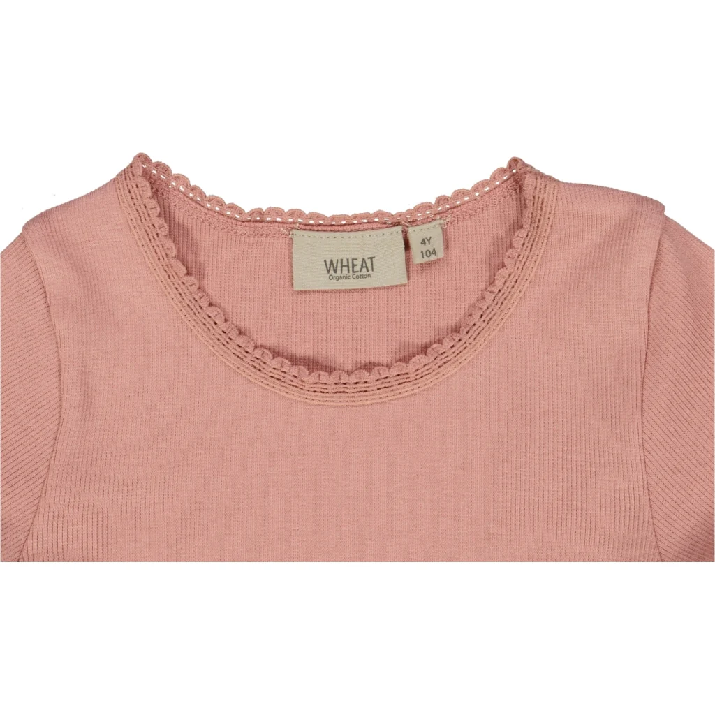 Rib T-Shirt Lace SS - Image 6