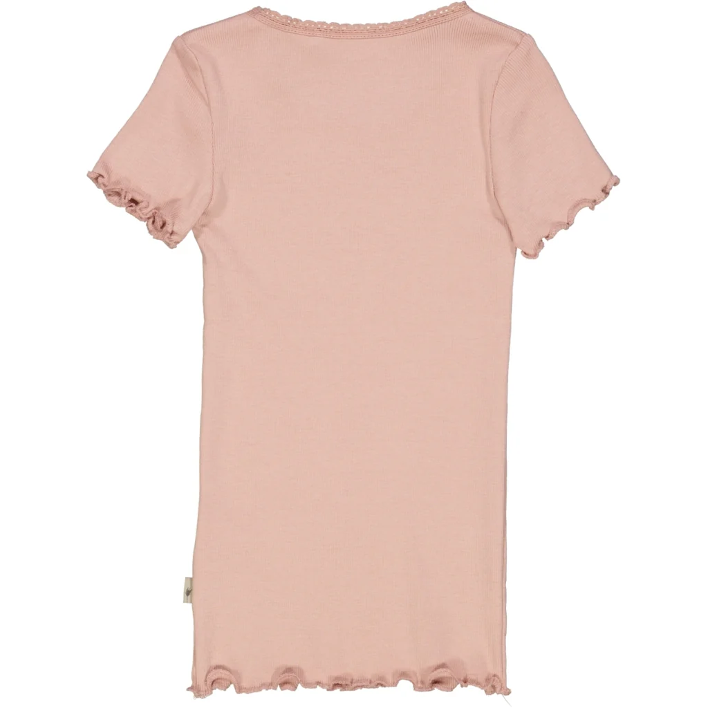 Rib T-Shirt Lace SS - Image 8