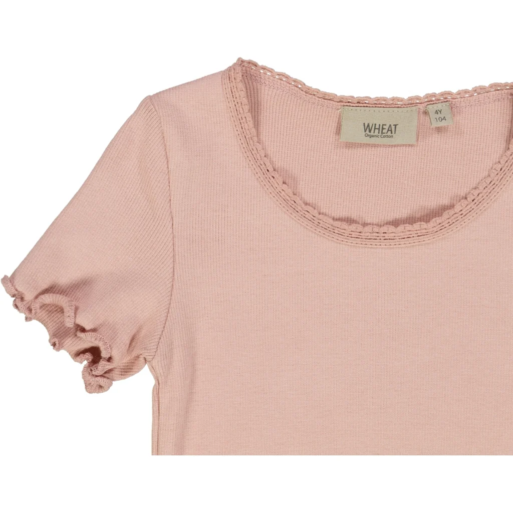 Rib T-Shirt Lace SS - Image 9