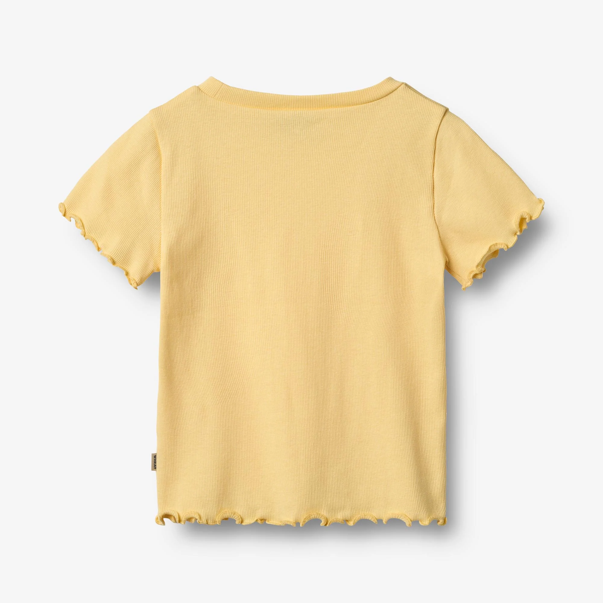 Rib T-shirt S/S Alicia - golden yellow - Image 2