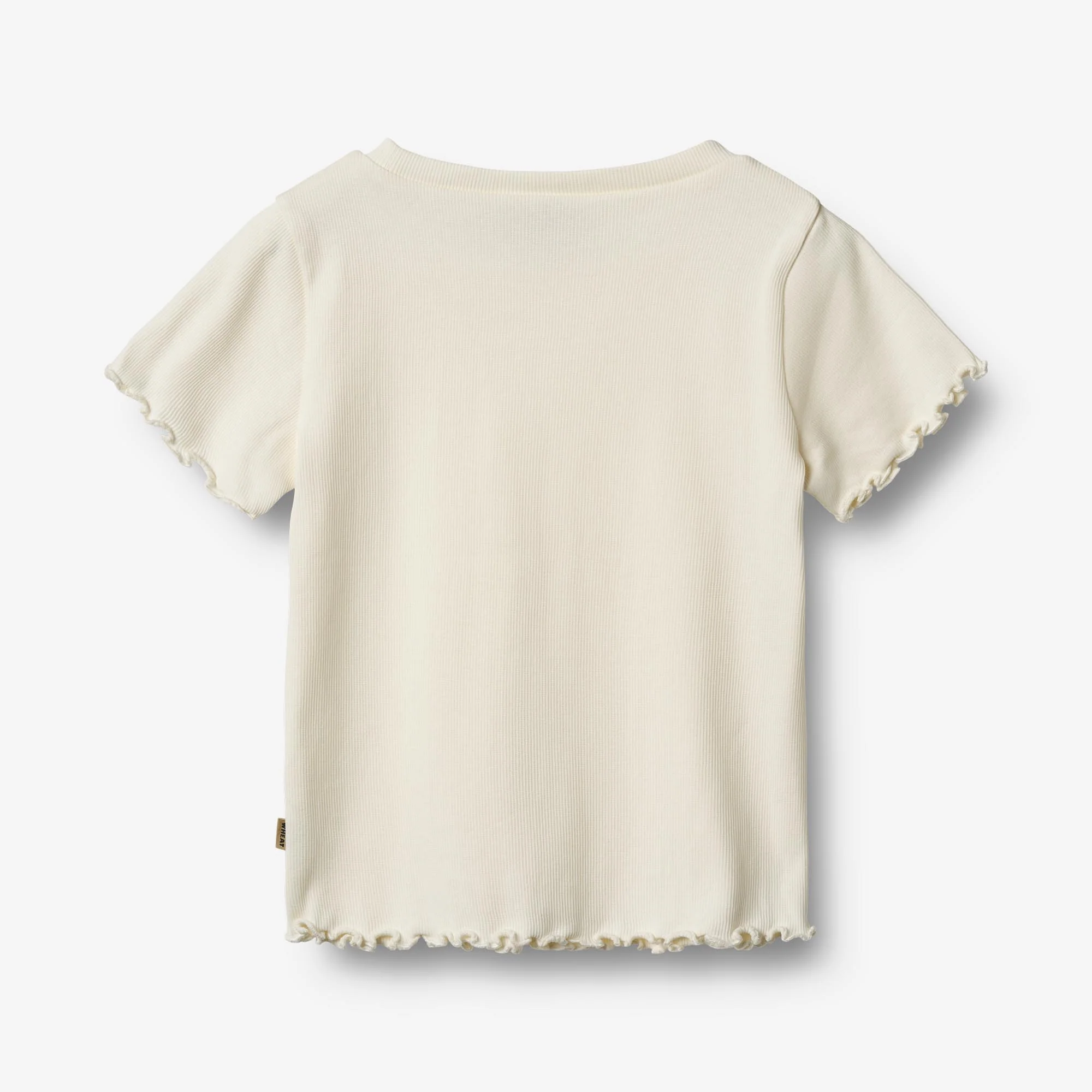 Rib T-shirt S/S Alicia - ivory - Image 3